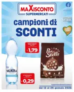 Maxisconto Supermercati Campioni di sconti - al 25.01.2026