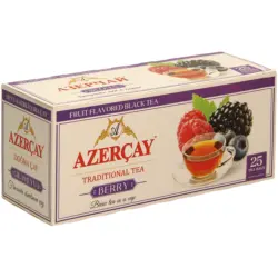 Azercay- Aromatisierter schwarzer Tee mit schwarze Johannisbeer-Himbeer-Geschmack-TB