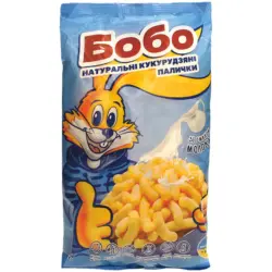 Maisknabbererzeugnis - Bobo - S&uuml;&szlig;e Maisst&auml;bchen mit Milchgeschmack