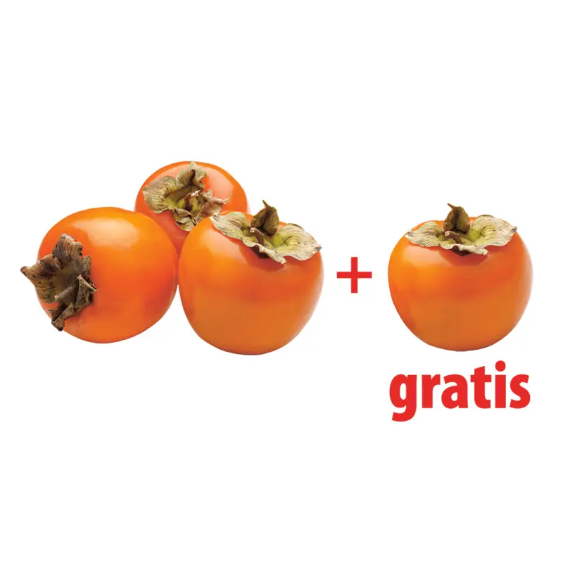 3+1 Aktion!! Kaufe 3 St&uuml;ck Kaki / Sharonfrucht und erhalte 1 St&uuml;ck kostenlos dazu !!