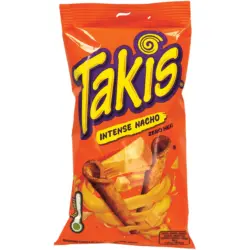 Takis Intense Nacho, Frittierter Maissnack mit K&auml;segeschmack