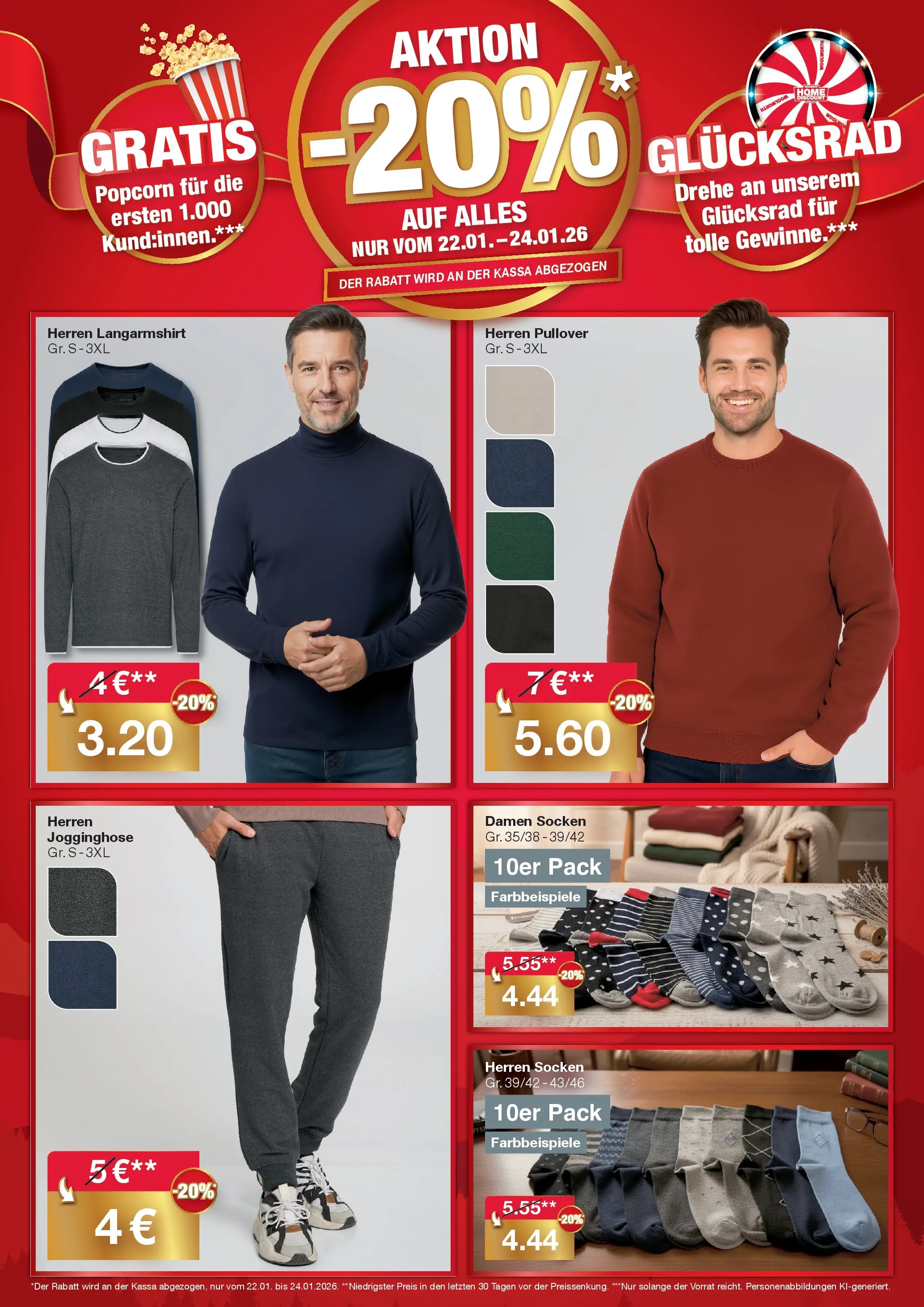 Woolworth - Woolworth: Servus Kufstein! von 17.01.2026 - Aktuelle Angebote | Seite: 2 | Produkte: Pullover, Socken