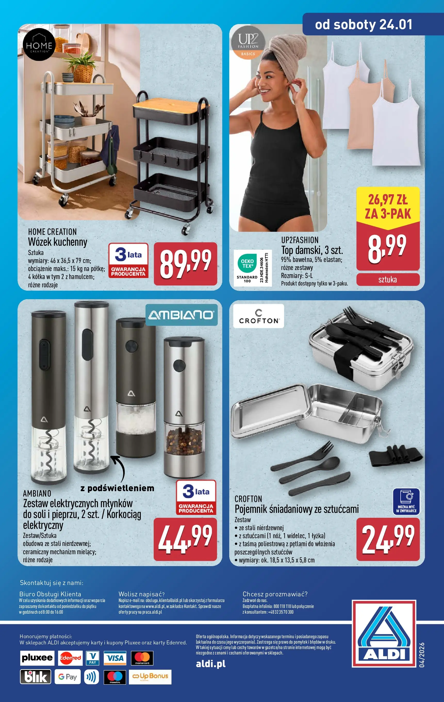 Aldi Gazetka - Hity od Środy i od Soboty od 21.01.2026 - Ulotka PDF, promocje | Strona: 14 | Produkty: Top