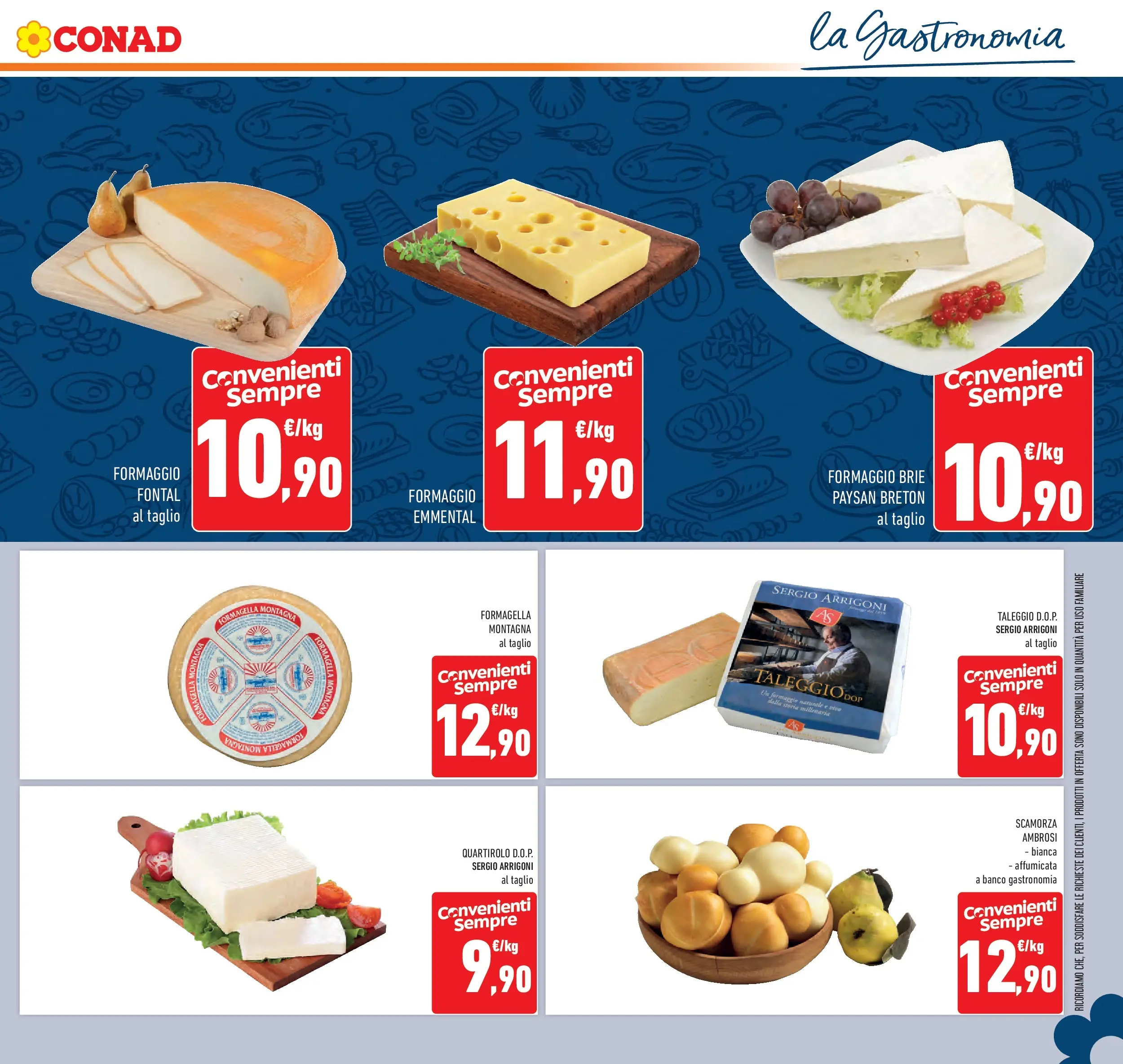 Volantino Conad dal 14/01/2026 > Anteprima | Pagina: 25 | Prodotti: Formaggio, The, Emmental