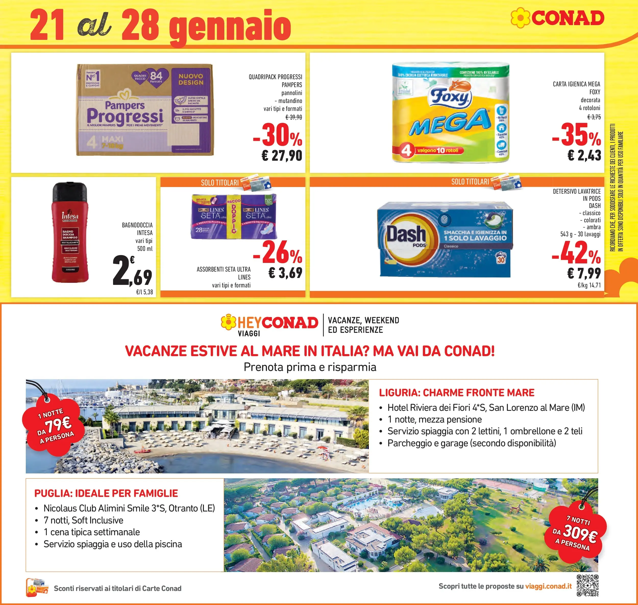 Volantino Conad dal 14/01/2026 > Anteprima | Pagina: 33 | Prodotti: Carta igienica, Piscina, Lavatrice, Pampers