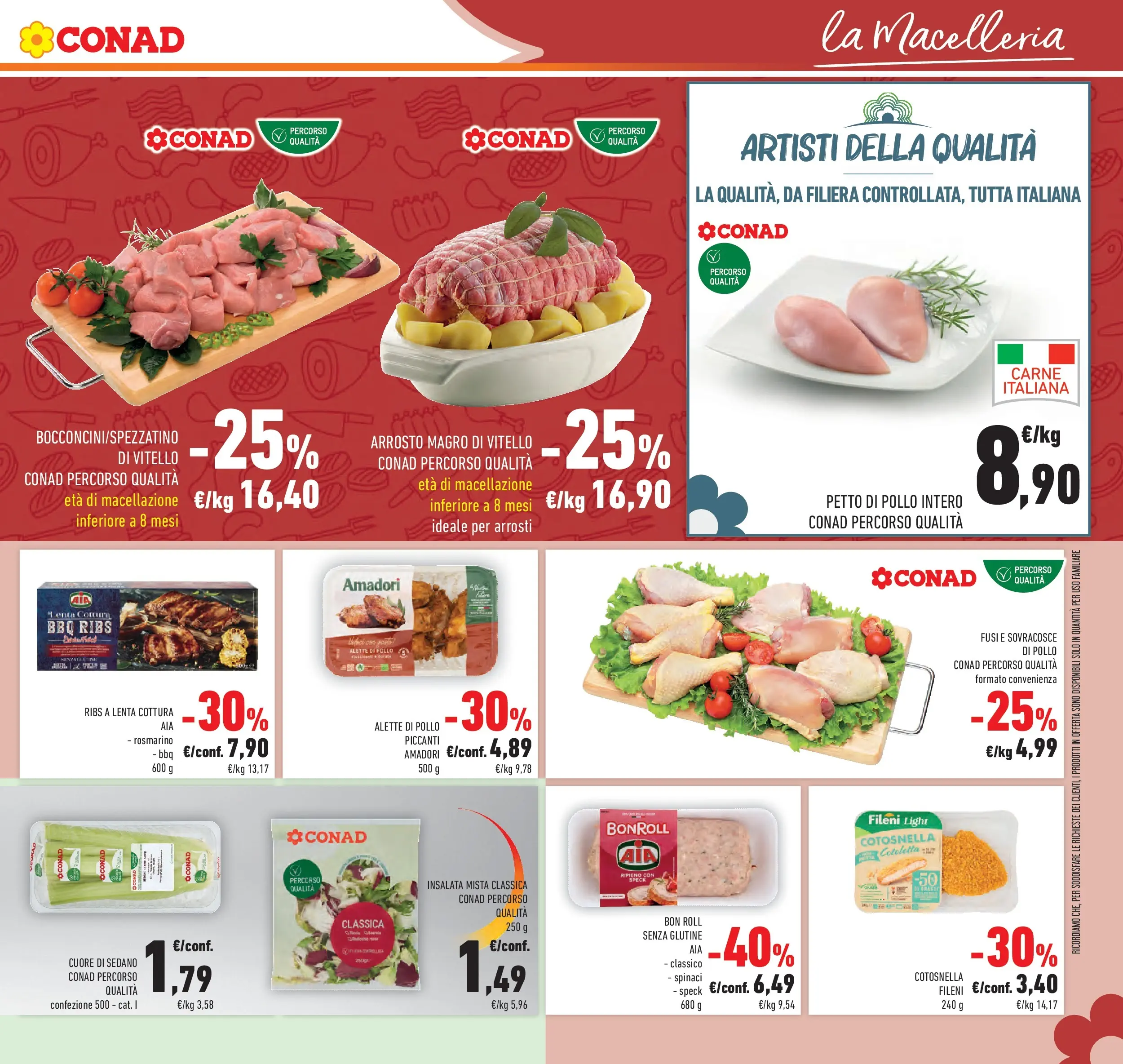 Volantino Conad dal 14/01/2026 > Anteprima | Pagina: 17 | Prodotti: Speck, Petto di Pollo, Sedano, Spinaci