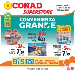 Anteprima del volantino Conad - Convenienza Grande valido a partire dal 14.01.2026