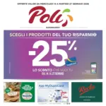 Poli OFFERTE VALIDE DA MERCOLED&Igrave; 14 A MARTED&Igrave; 27 GENNAIO 2026 - al 27.01.2026