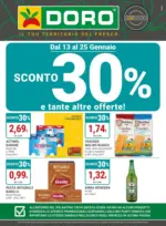 Cadoro Sconto 30% e tante altre offerte! - al 25.01.2026