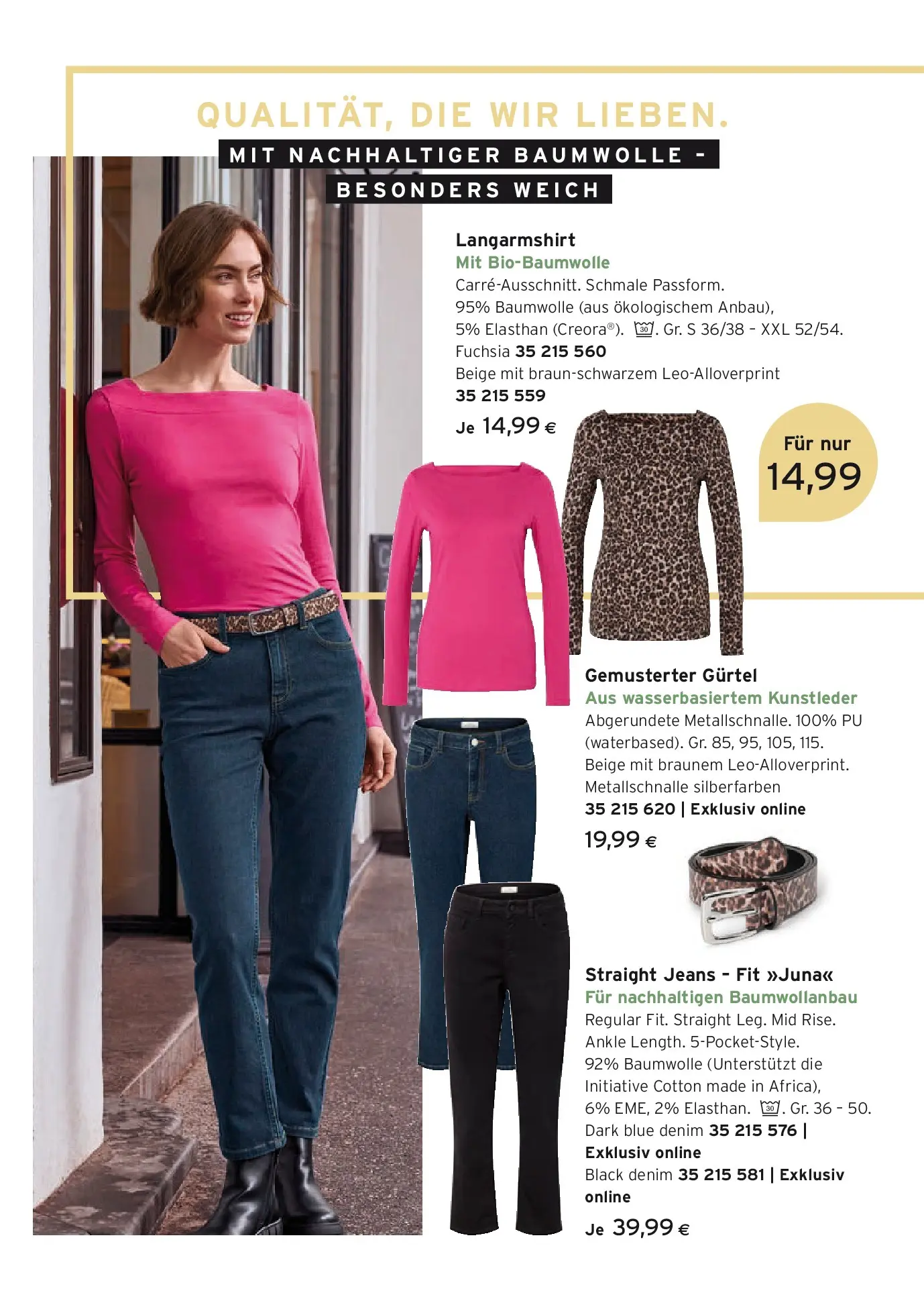Tchibo Eduscho - Tchibo: Starker Auftritt von 21.01.2026 - Aktuelle Angebote | Seite: 6 | Produkte: Gürtel, Jeans