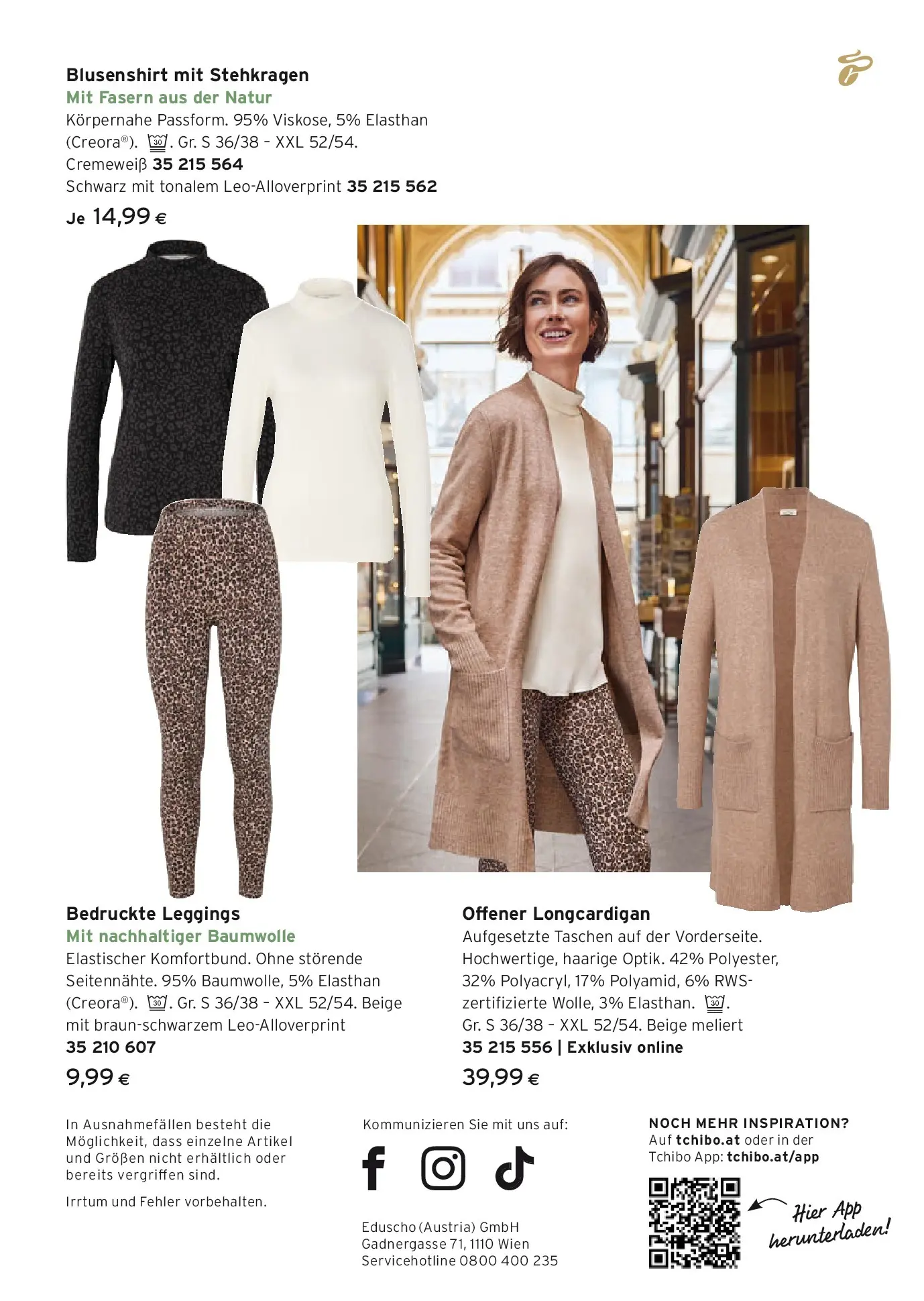 Tchibo Eduscho - Tchibo: Starker Auftritt von 21.01.2026 - Aktuelle Angebote | Seite: 22 | Produkte: Leggings