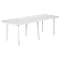 ProGarden Gartentisch TRIO WEI&szlig;