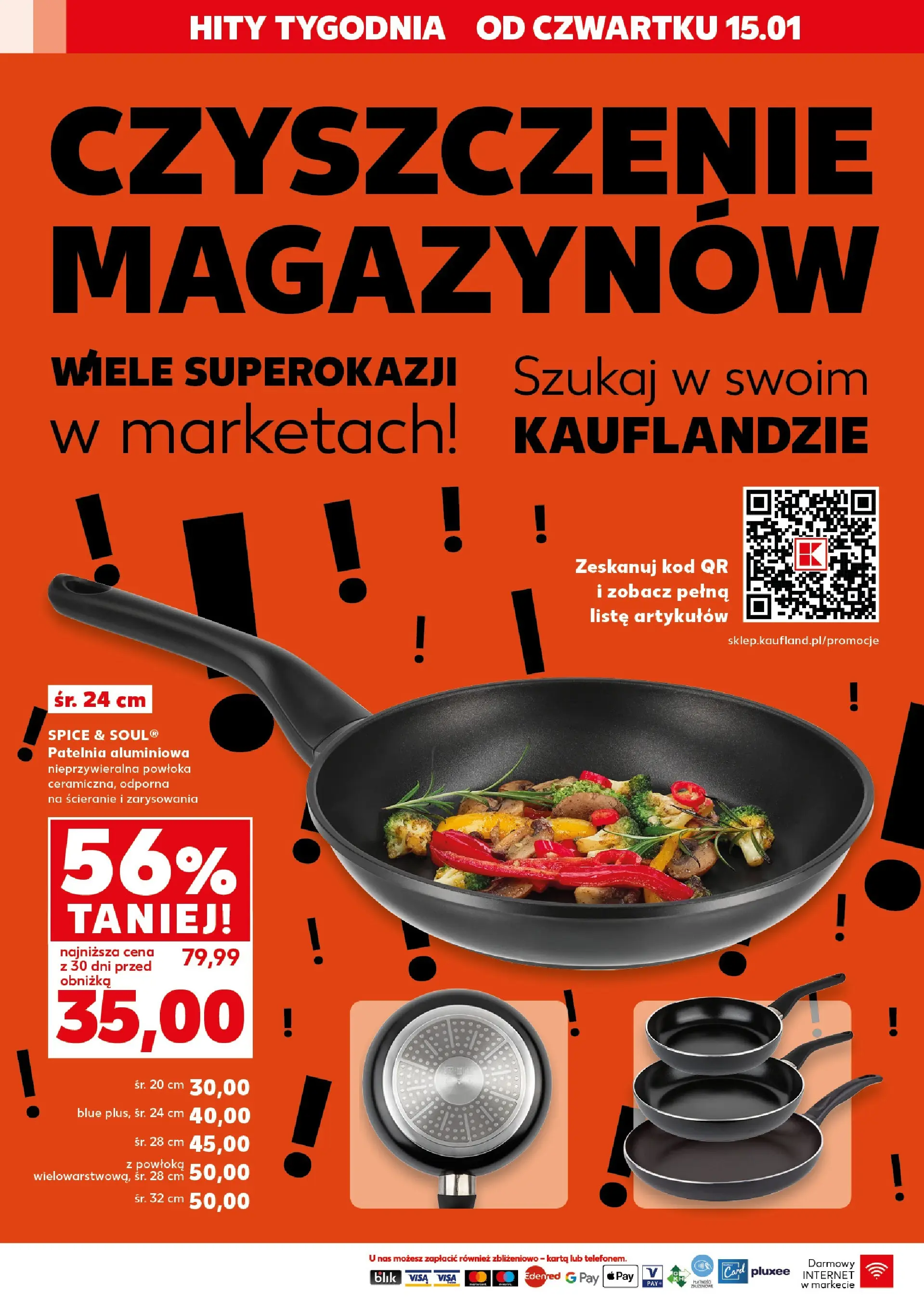 Kaufland gazetka - Mega okazje od 15.01.2026 - od jutra PDF | Strona: 2 | Produkty: Karta, Patelnia