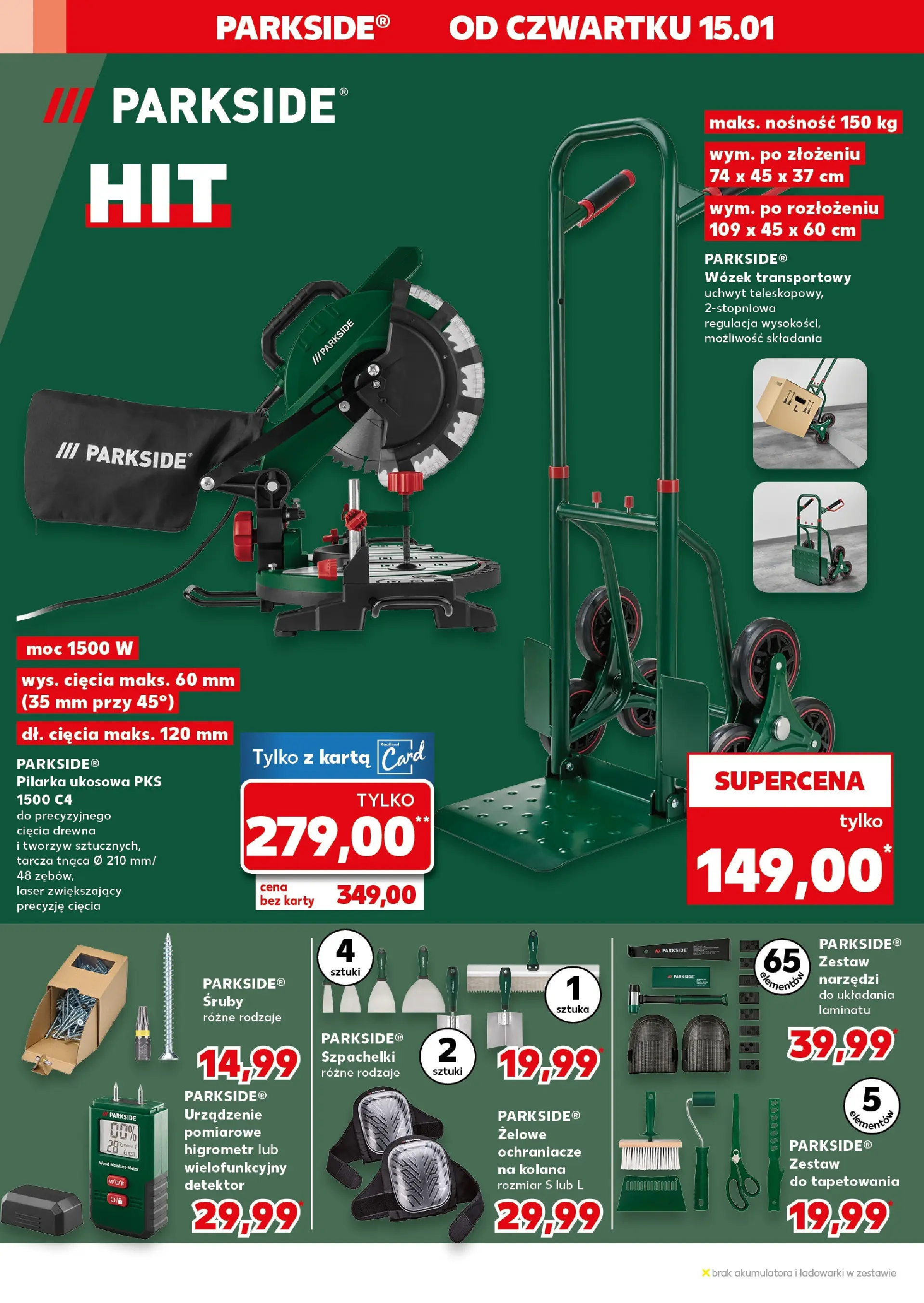 Kaufland gazetka - Mega okazje od 15.01.2026 - od jutra PDF | Strona: 6 | Produkty: Karta, Wózek transportowy