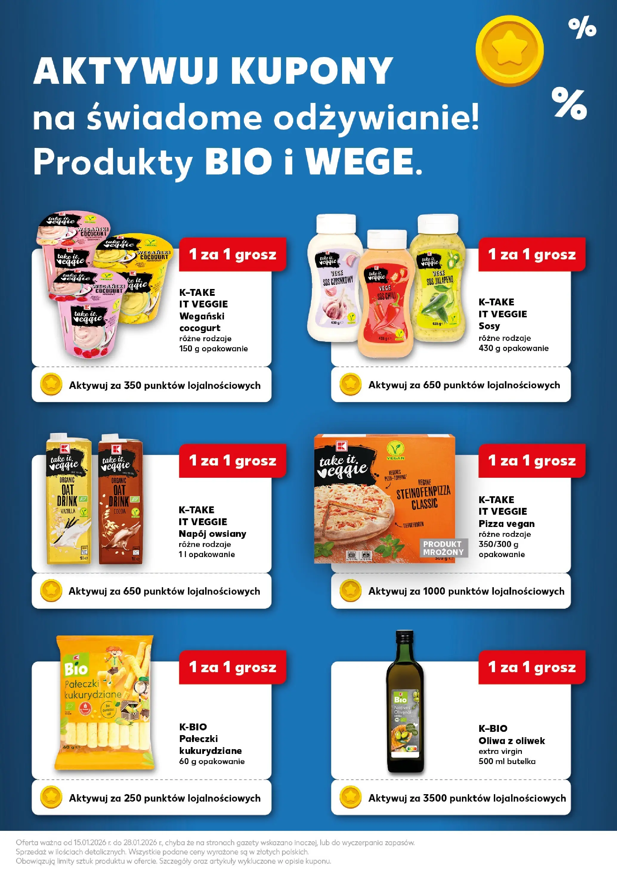 Kaufland gazetka - Superkupony od 15.01.2026 - od jutra PDF | Strona: 3 | Produkty: Napój owsiany, Oliwa z oliwek, Sos czosnkowy, Sos jalapeno