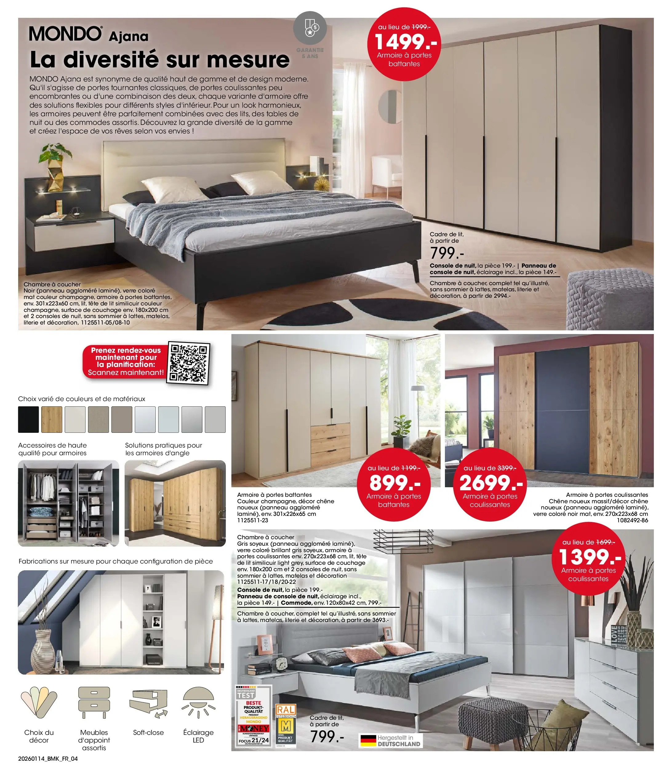 Möbel Martin - Möbel Martin: Offres hebdomadaires à partir du 13/01/2026 - promo en ligne | Page: 4 | Produits: Tête de lit, Sommier, Portes, Cadre