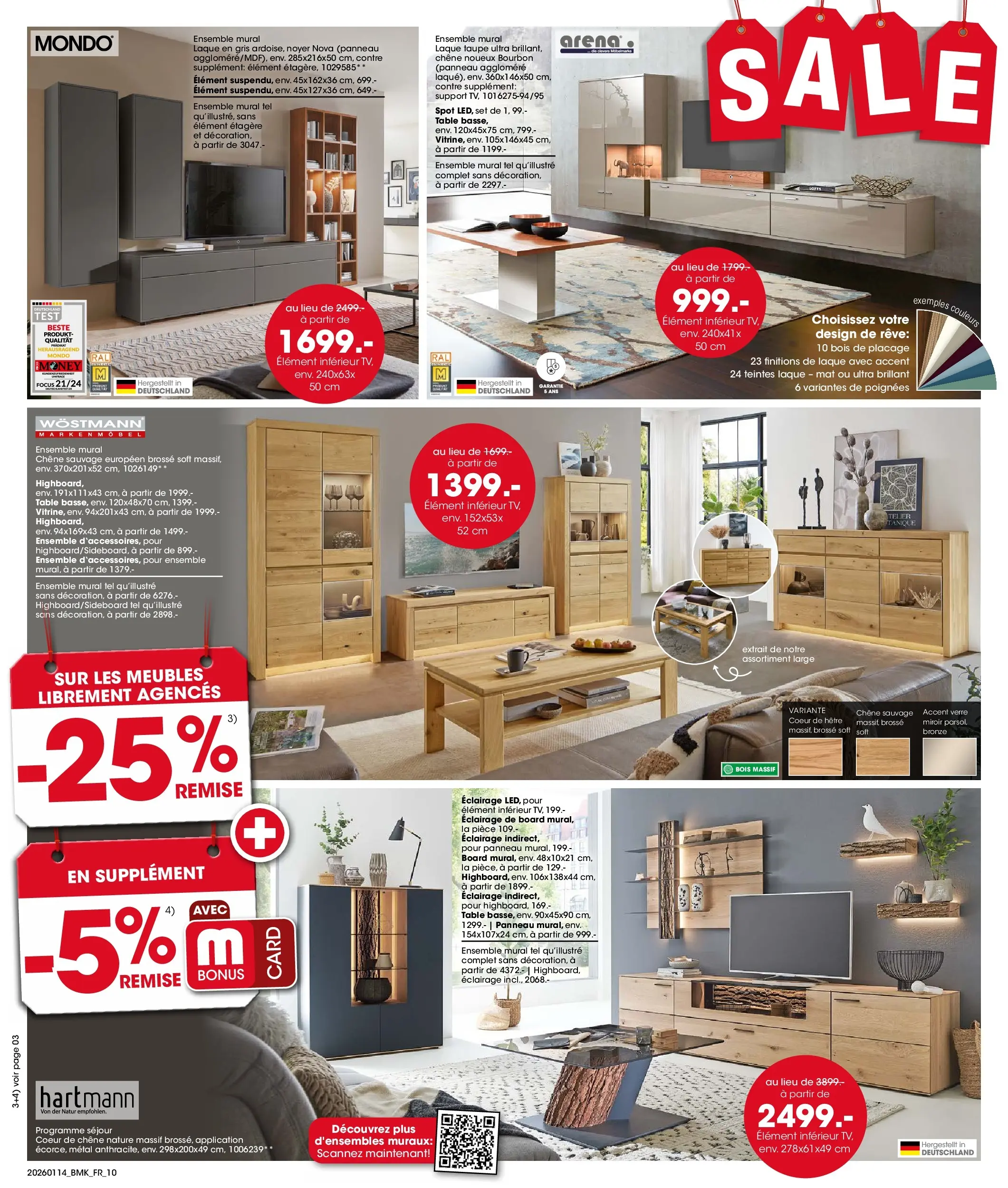 Möbel Martin - Möbel Martin: Offres hebdomadaires à partir du 13/01/2026 - promo en ligne | Page: 10 | Produits: Poignées, Table, Miroir, Bourbon