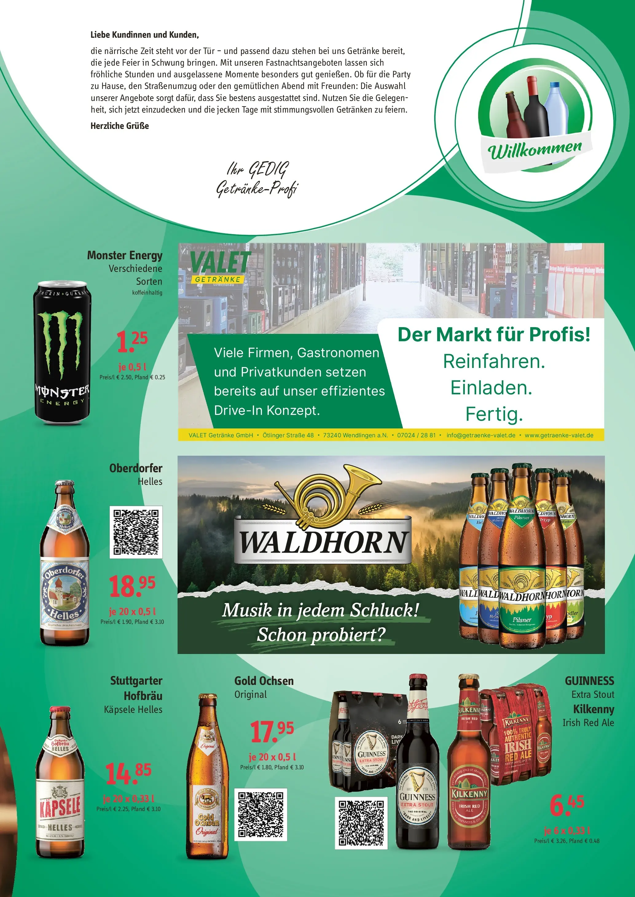 Angebote - Getränke Valet: Angebote (ab 01.02.2026) zum Blättern | Seite: 3 | Produkte: Energy, Tür, Monster