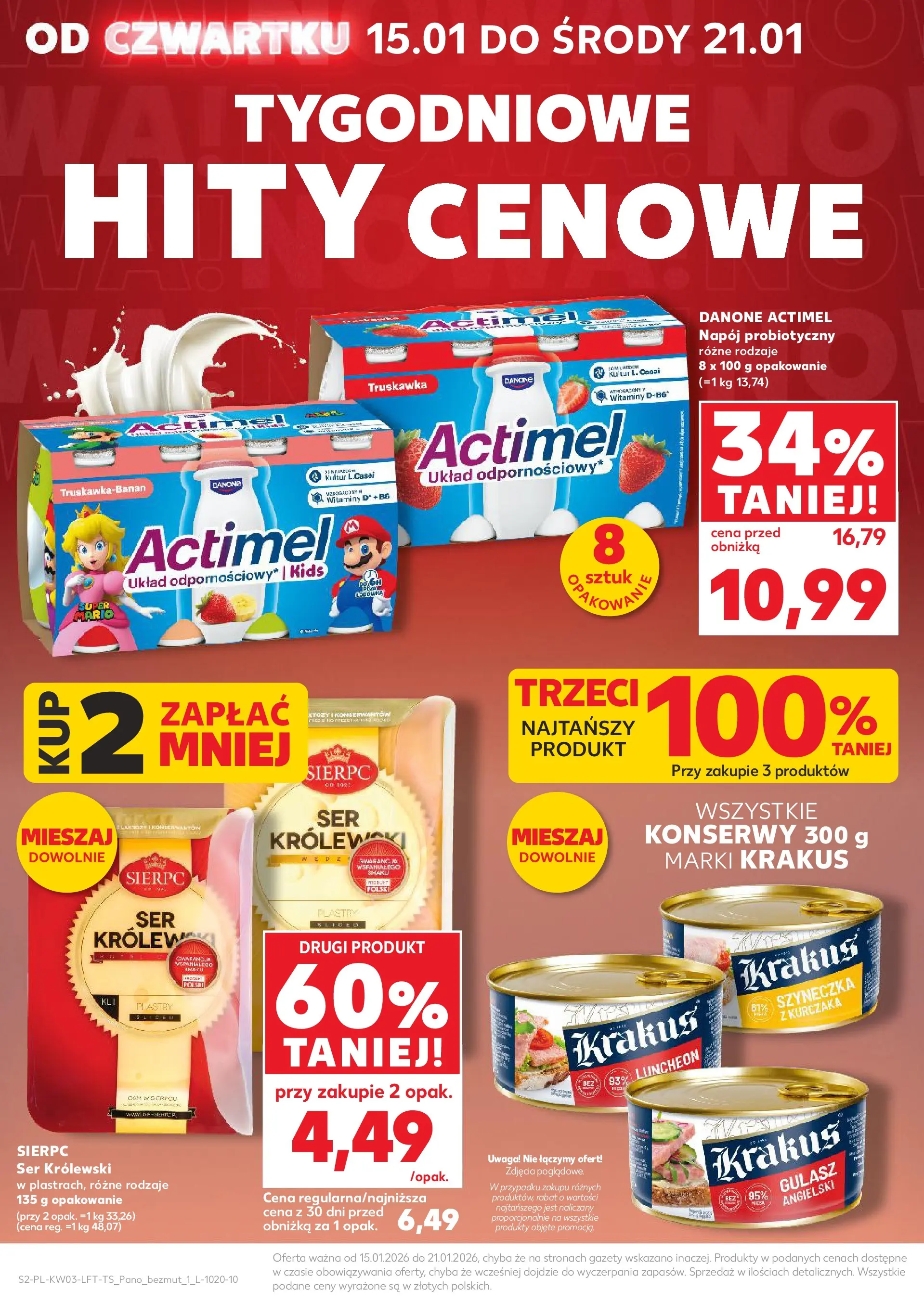 Kaufland gazetka od 15.01.2026 - od jutra PDF | Strona: 2 | Produkty: Ser, Gulasz