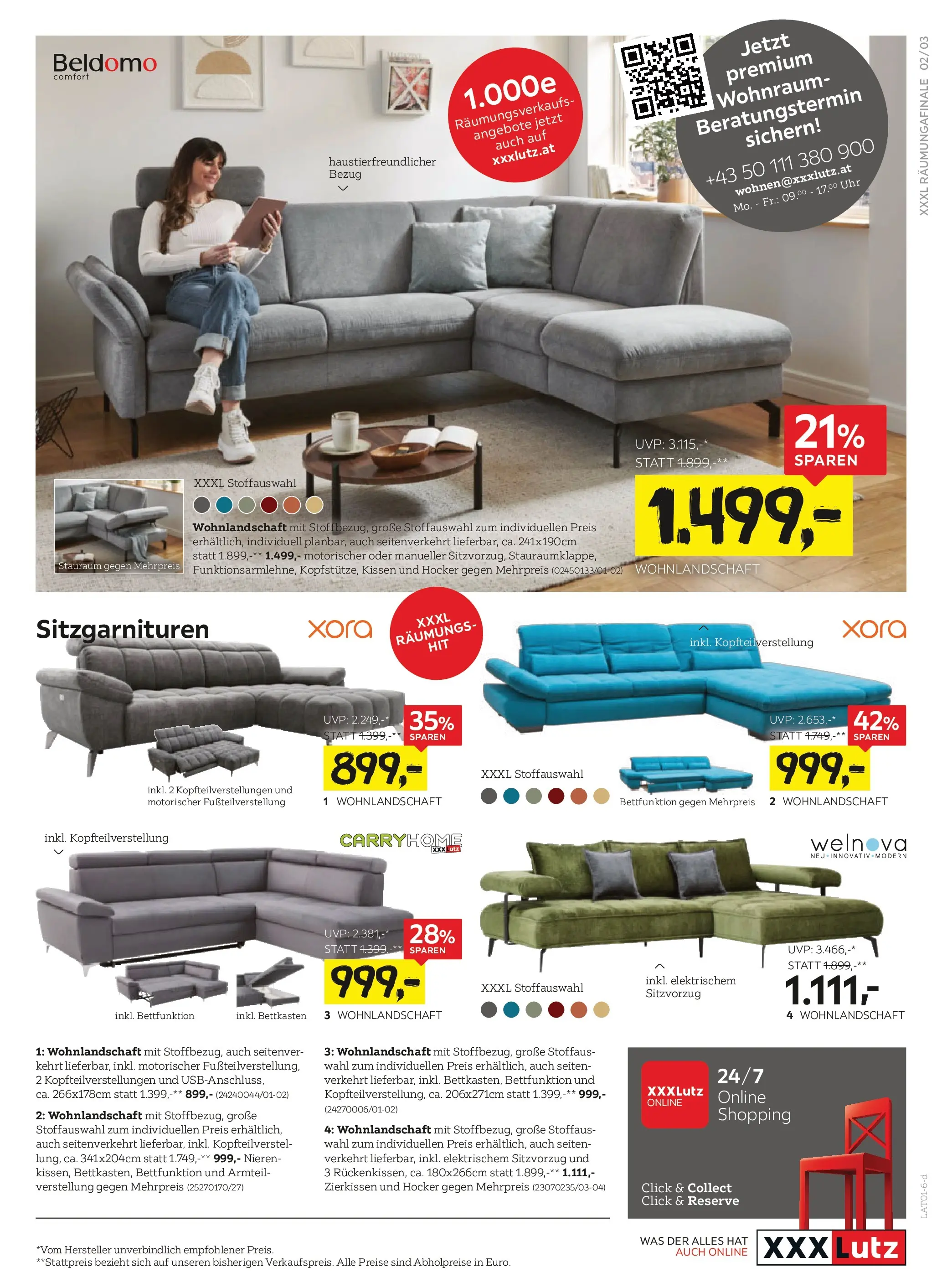 XXXLutz - XXXLutz: aktuelle Angebote von 12.01.2026 - Aktuelle Angebote | Seite: 3 | Produkte: Uhr, Kissen