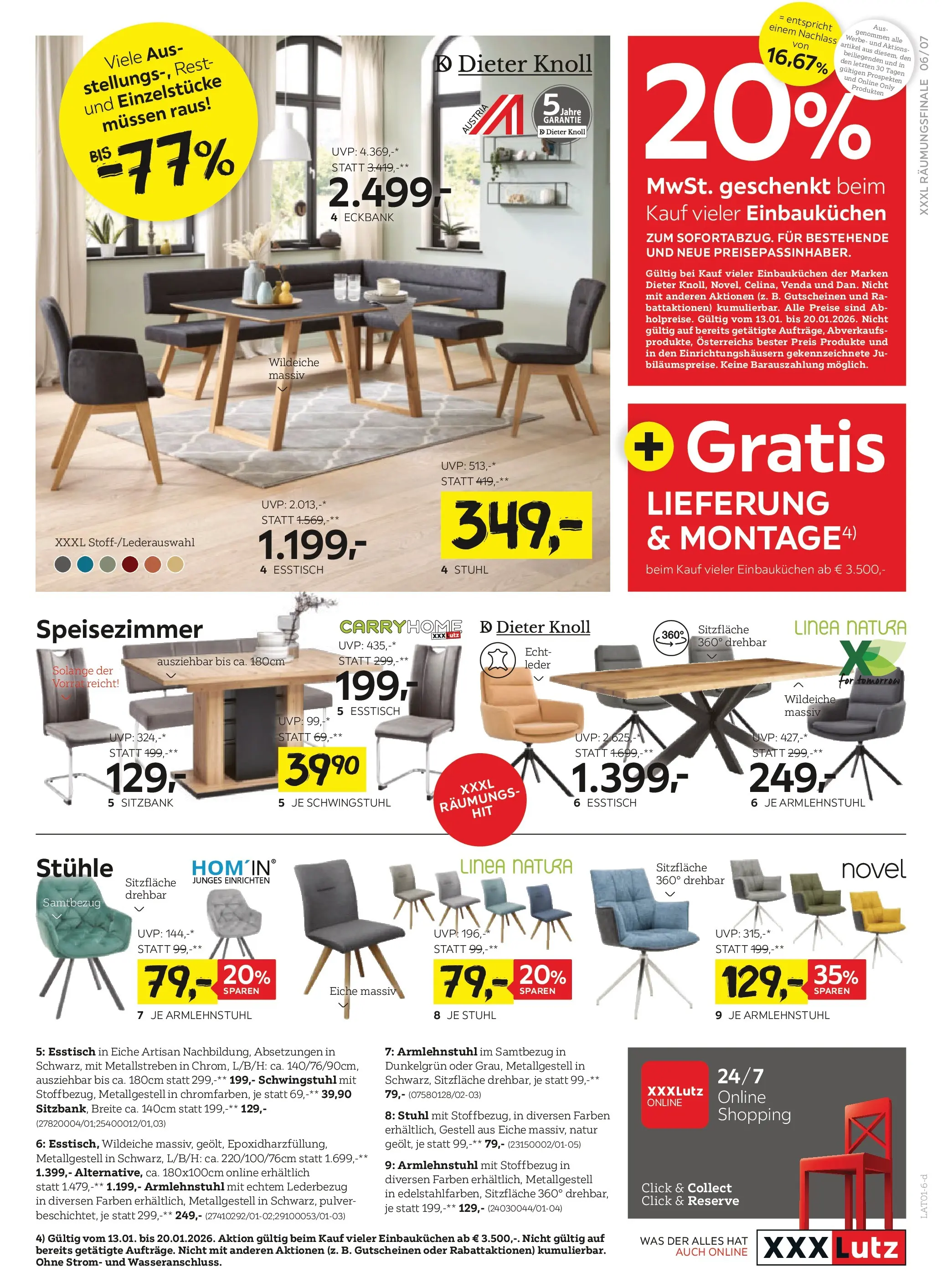 XXXLutz - XXXLutz: aktuelle Angebote von 12.01.2026 - Aktuelle Angebote | Seite: 7 | Produkte: Stuhl