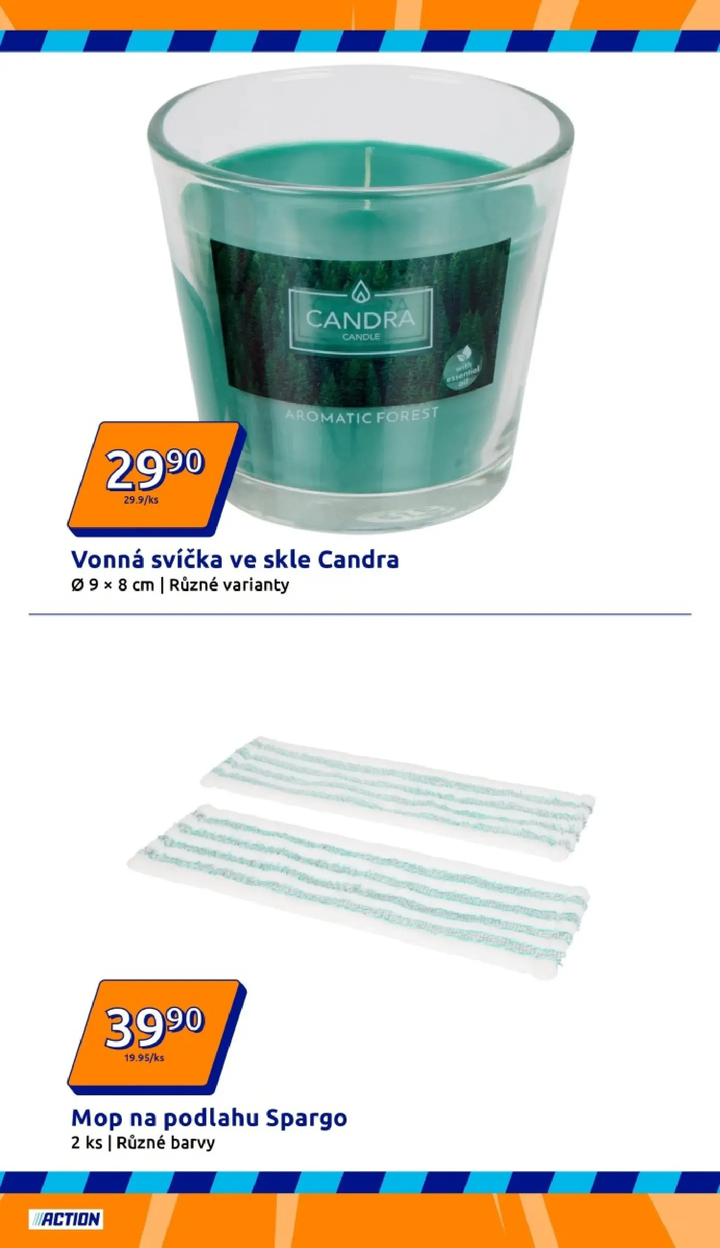 Nabídky - Action leták do 20.01.2026 od 13.01.2026 - akční nabídka | Strana: 2 | Produkty: Mop, Svíčka, Mop na podlahu, Barvy
