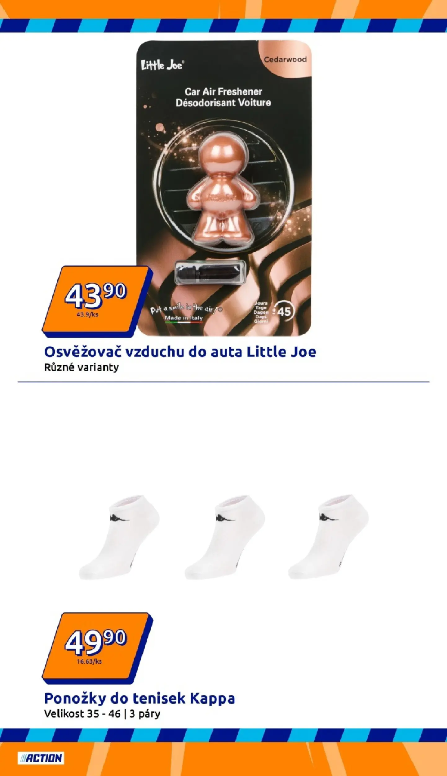 Nabídky - Action leták do 20.01.2026 od 13.01.2026 - akční nabídka | Strana: 5 | Produkty: Ponožky, Osvěžovač vzduchu