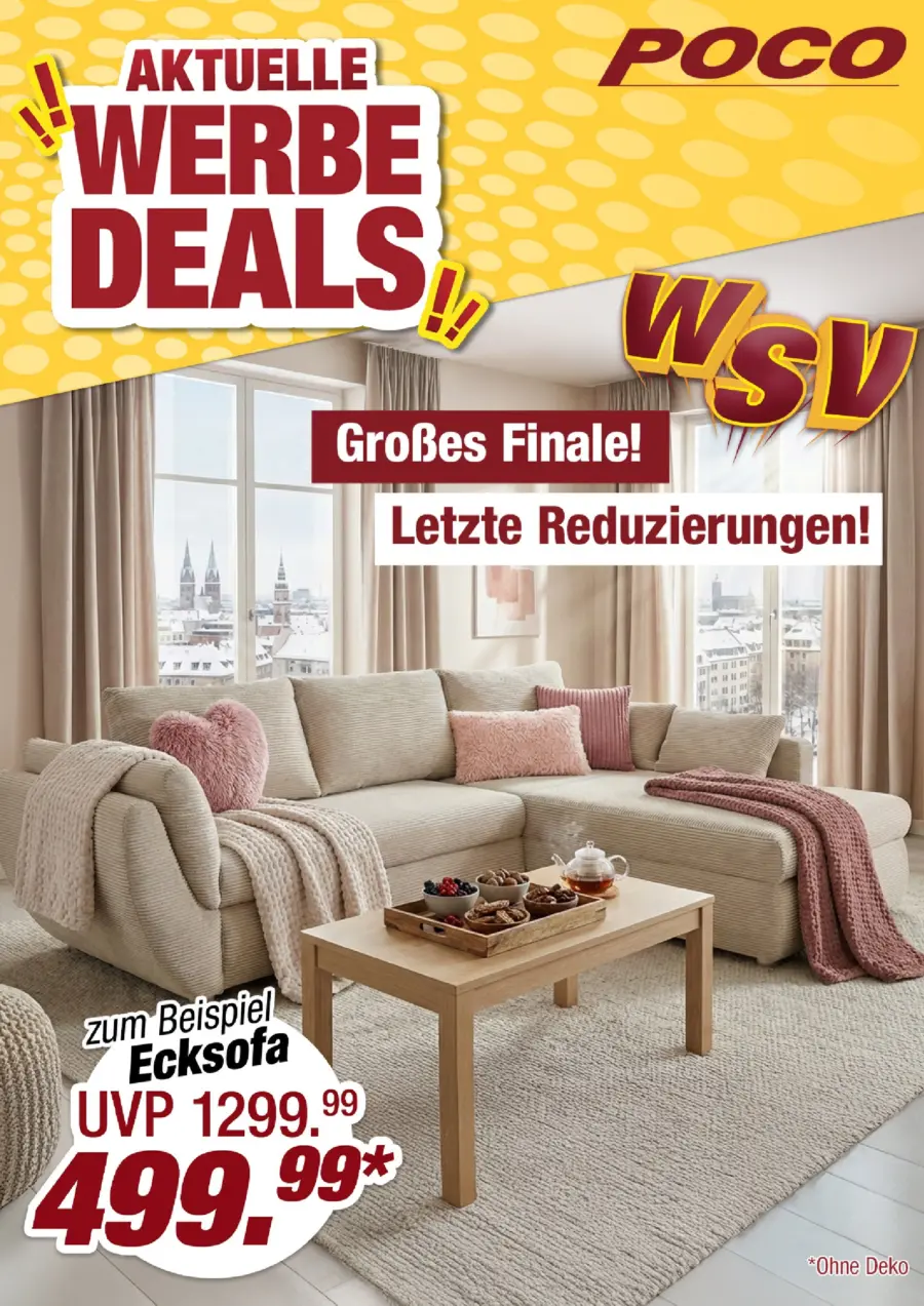 Poco: Gro&szlig;es Finale! Letzte Reduzierungen!