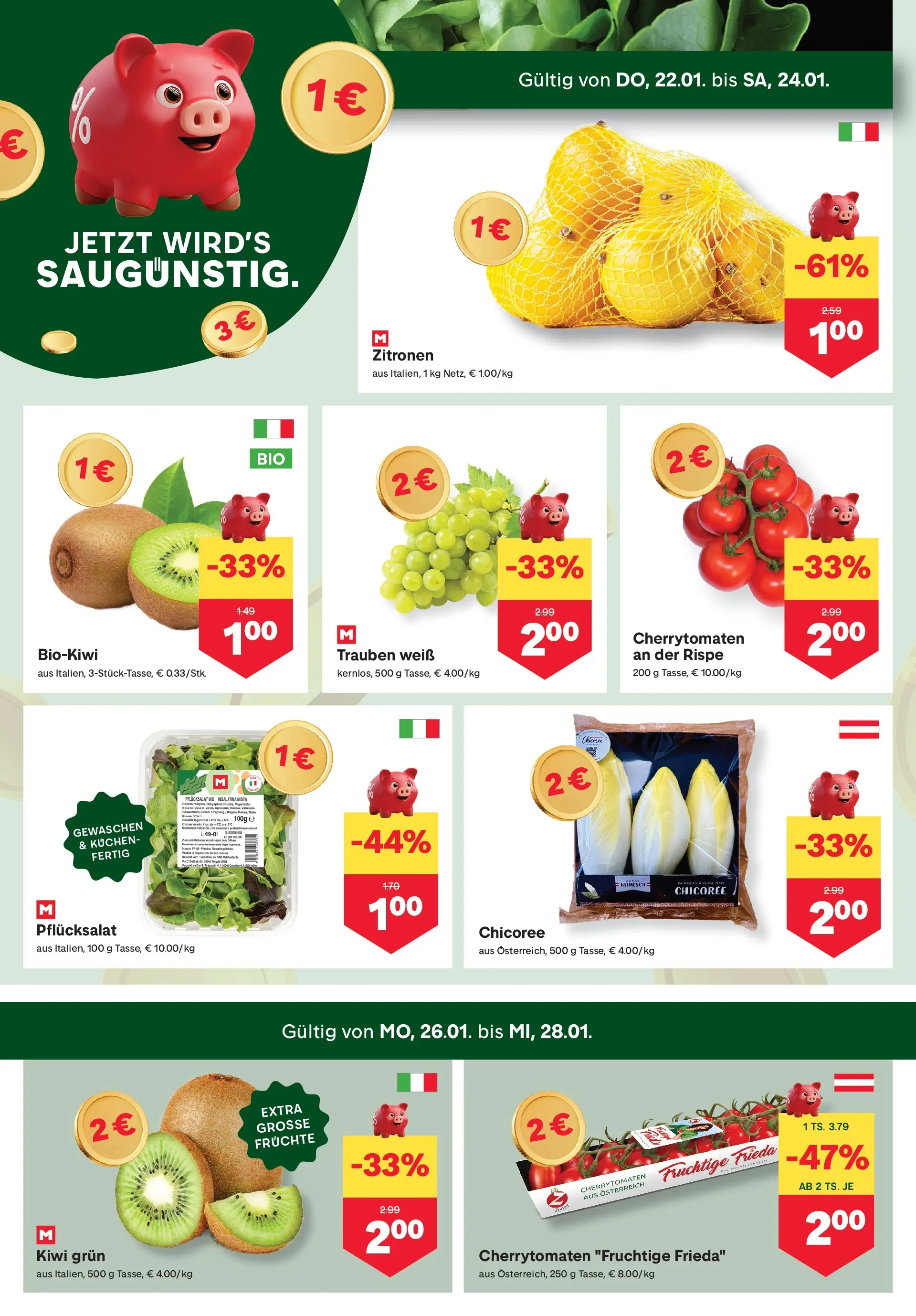 MPREIS St.Gallenkirch von 21.01.2026 - Aktuelle Angebote | Seite: 2 | Produkte: Kiwi