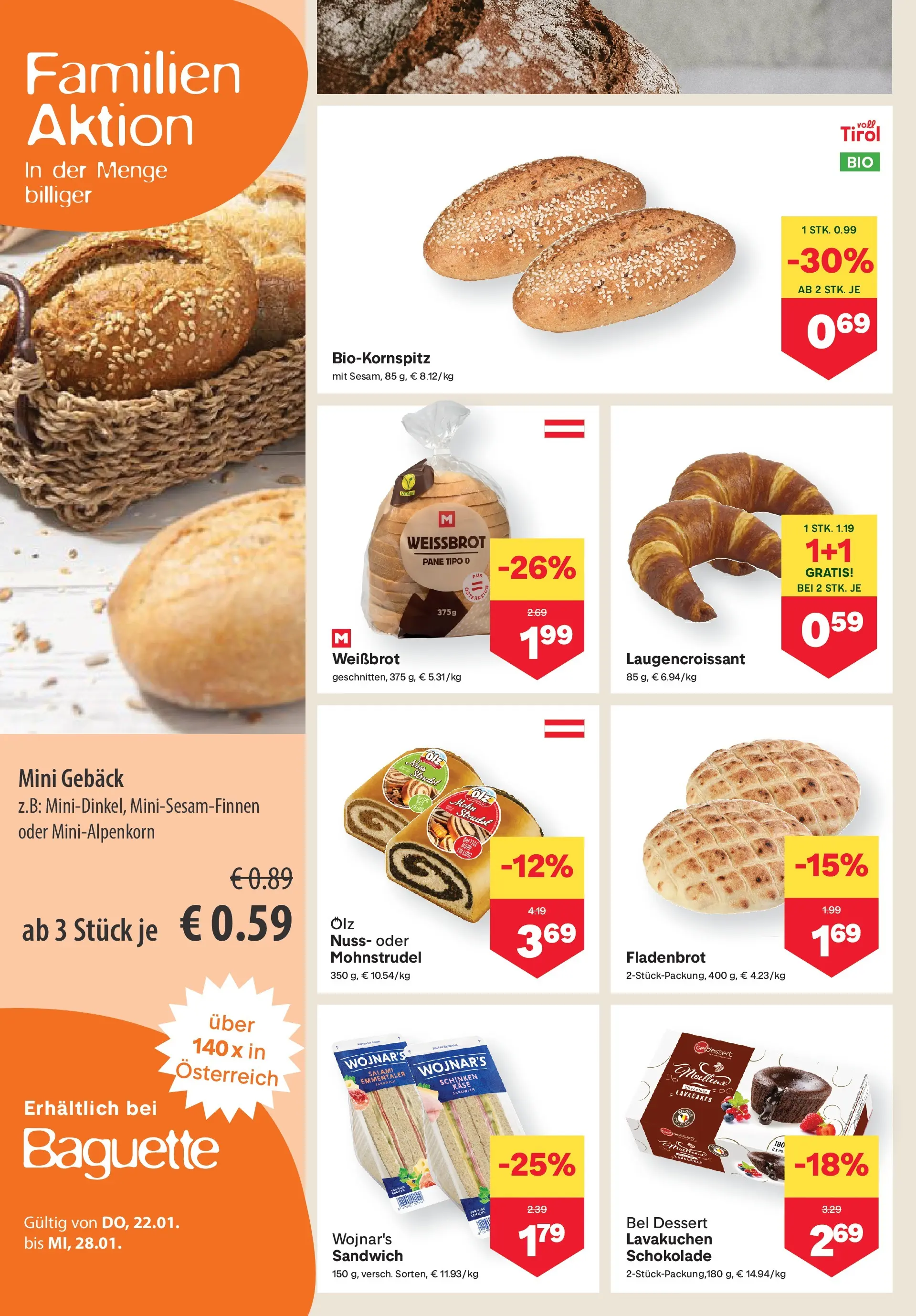 MPREIS St.Gallenkirch von 21.01.2026 - Aktuelle Angebote | Seite: 4 | Produkte: Jääkaappipakastin, Käse, Salami, Schinken