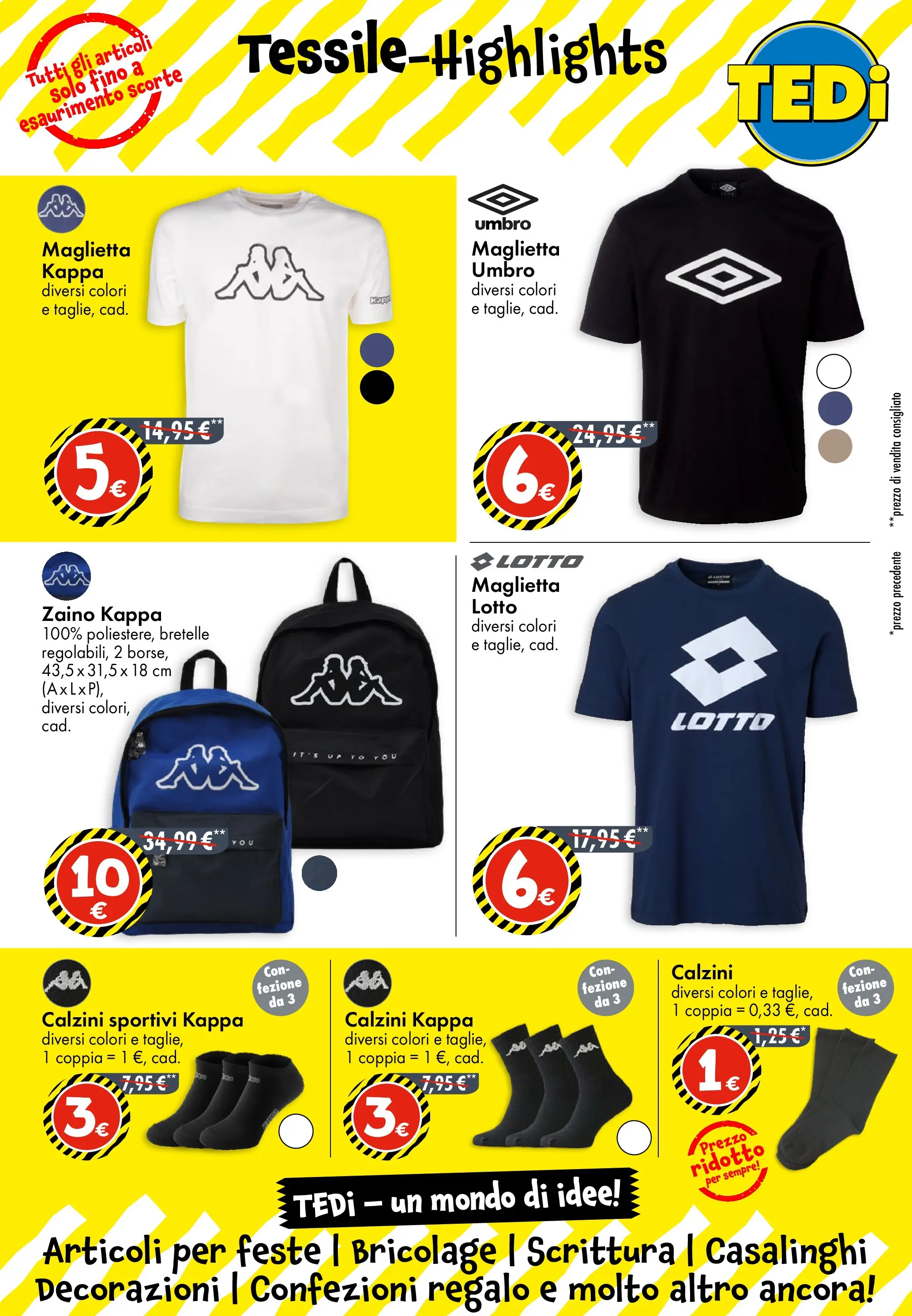 Nuovo TEDi - TEDi volantino fino al 17.01.2026 dal 13/01/2026 > offerte anteprima 🛍️ | Pagina: 2 | Prodotti: Zaino, Bretelle, Maglietta, Decorazioni