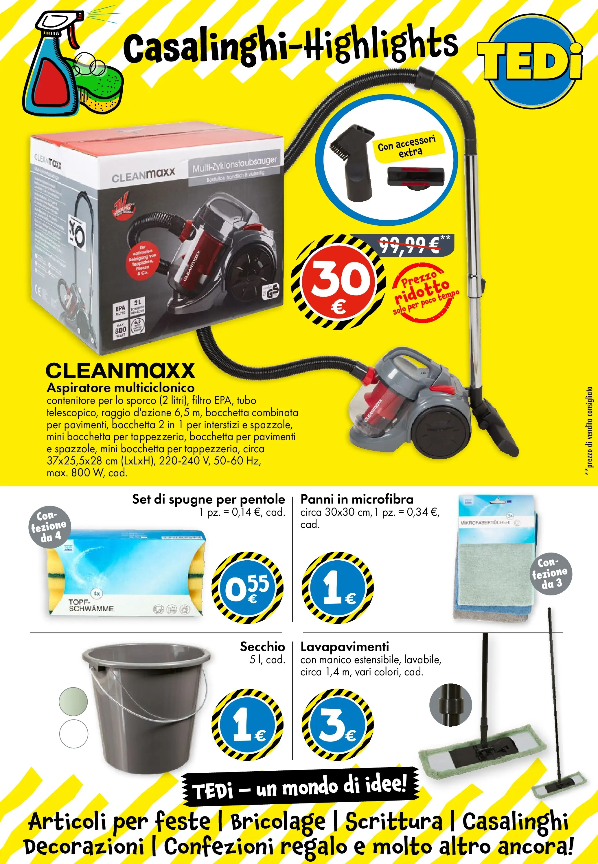 Nuovo TEDi - TEDi volantino fino al 17.01.2026 dal 13/01/2026 > offerte anteprima 🛍️ | Pagina: 8 | Prodotti: Tubo, Secchio, Contenitore, Decorazioni