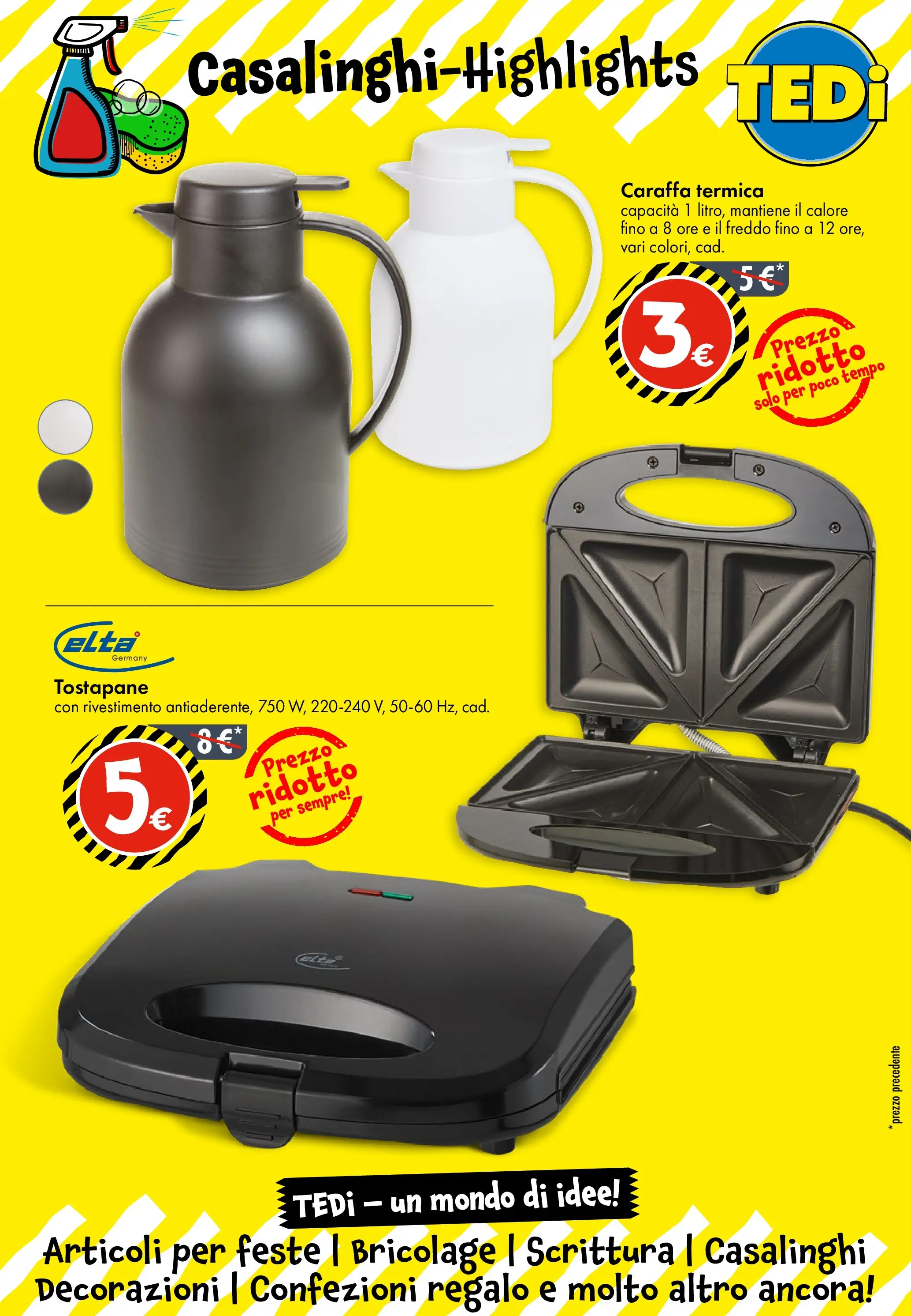 Nuovo TEDi - TEDi volantino fino al 17.01.2026 dal 13/01/2026 > offerte anteprima 🛍️ | Pagina: 10 | Prodotti: Caraffa, Tostapane, Decorazioni