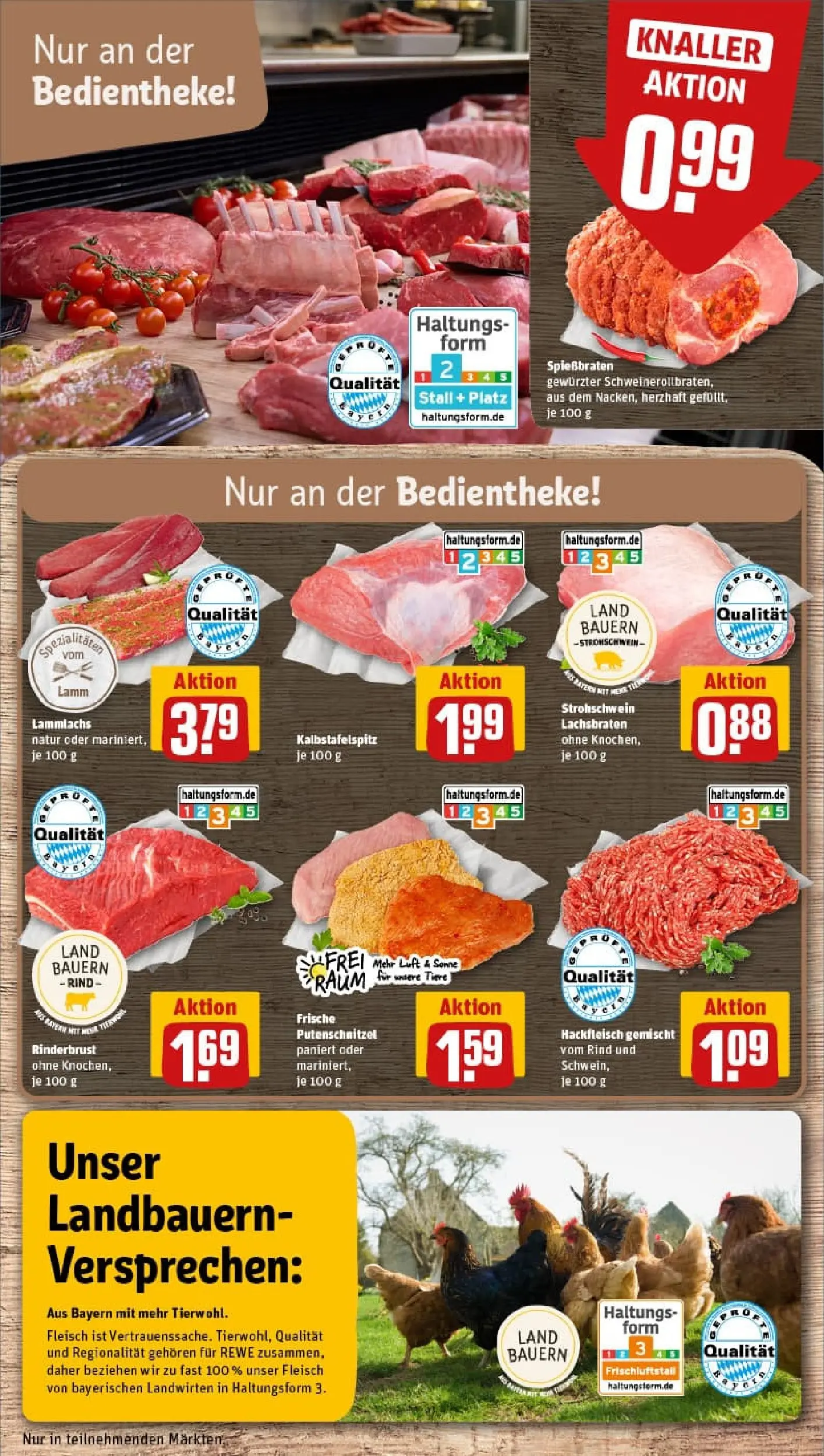 REWE Prospekt ab 19.01.2026 zum Blättern » Angebote | Seite: 14 | Produkte: Mehl, Patros, Leerdammer, Schinken