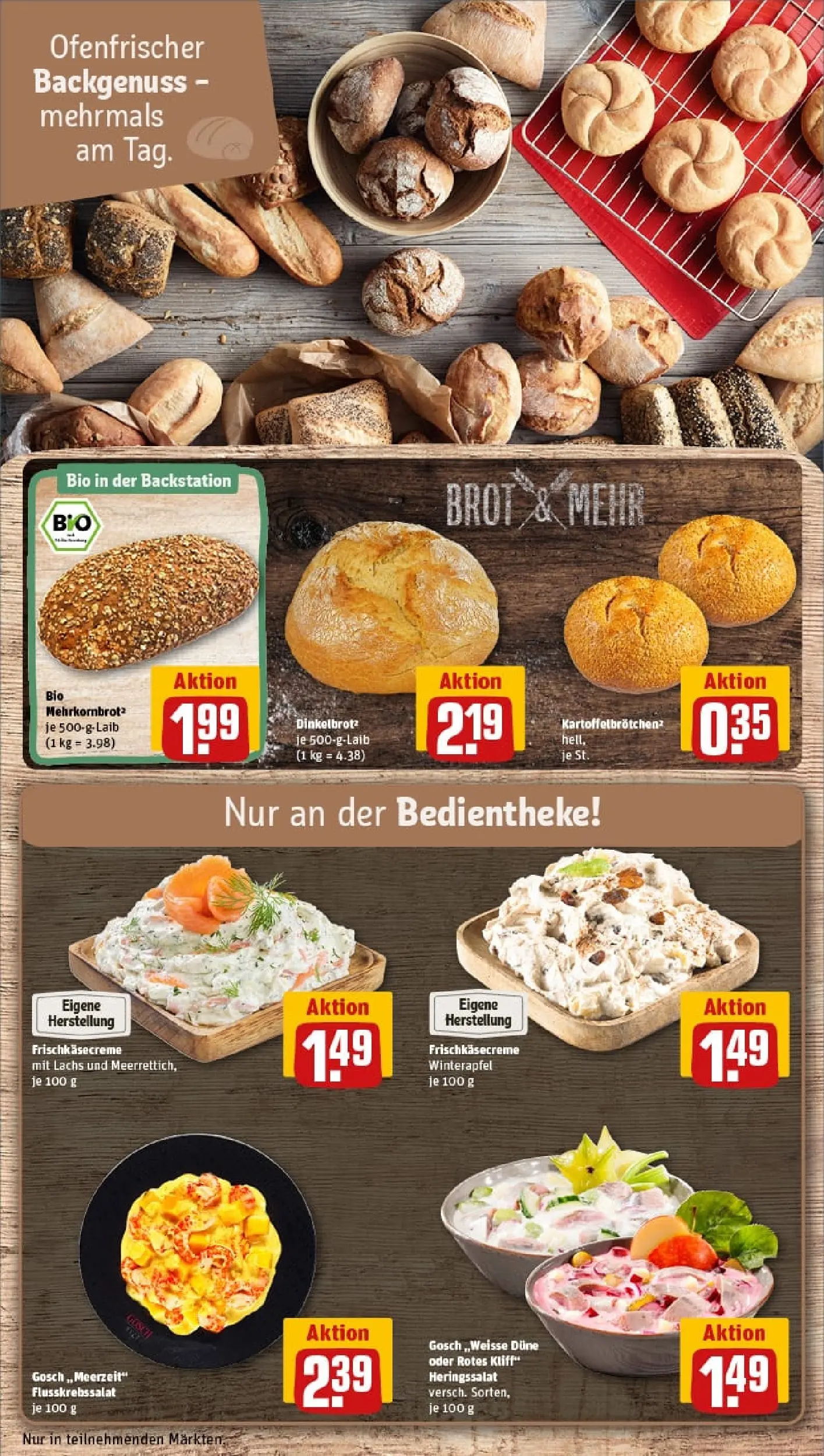 REWE Prospekt ab 18.01.2026 zum Blättern » Angebote | Seite: 15 | Produkte: Margarine, Butter, Joghurt, Zucker