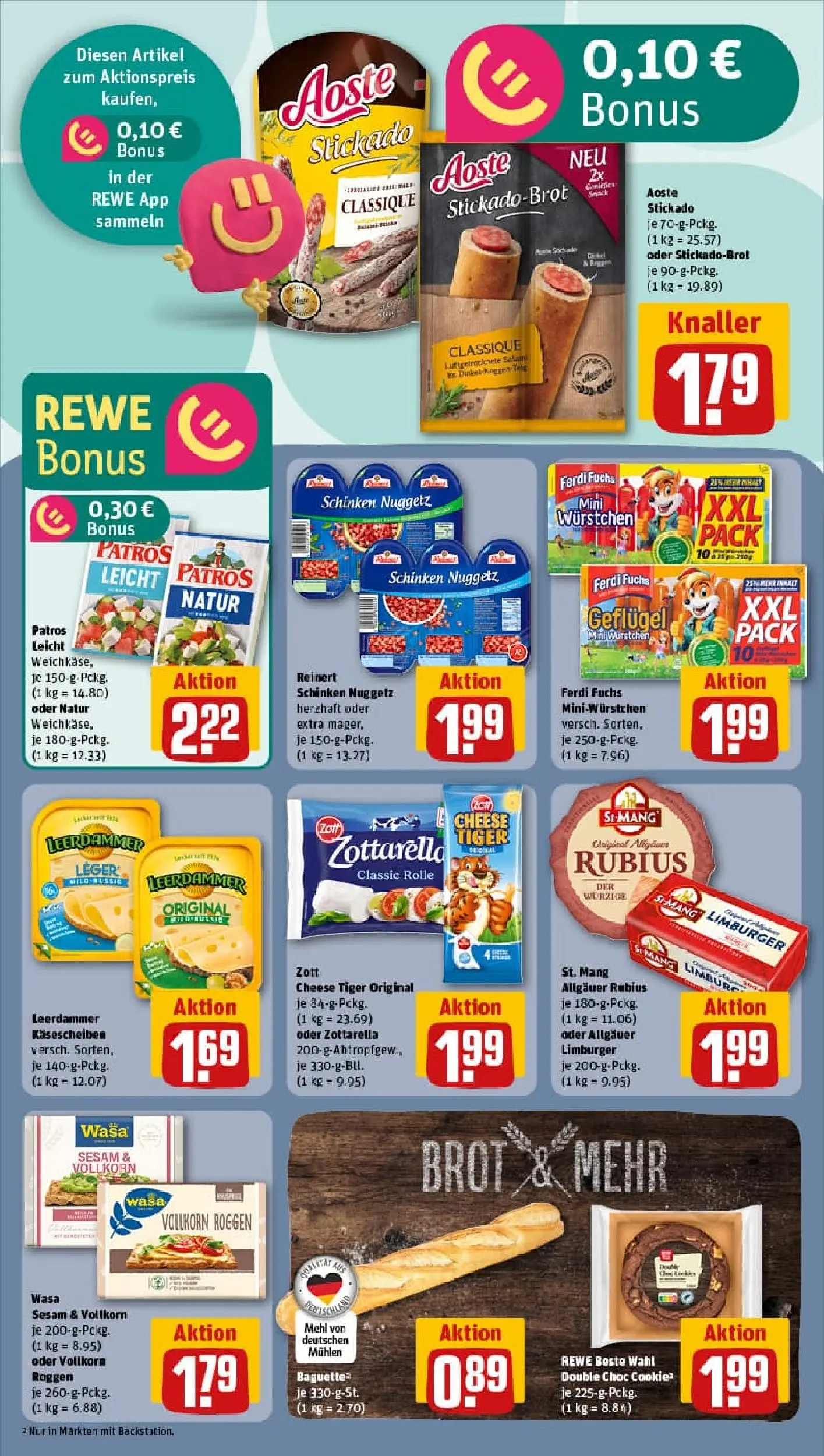 REWE Prospekt ab 18.01.2026 zum Blättern » Angebote | Seite: 16 | Produkte: Fischstabchen, Maultaschen, Steak, Kuchen