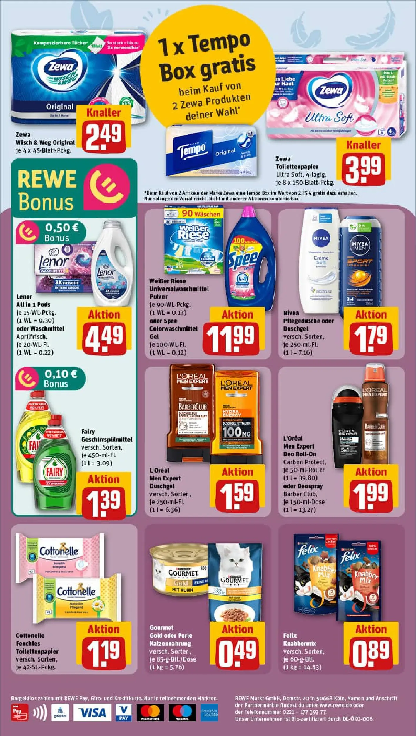 REWE Prospekt ab 19.01.2026 zum Blättern » Angebote | Seite: 30 | Produkte: Energy, Tempo, Deo Roll-On, Deospray