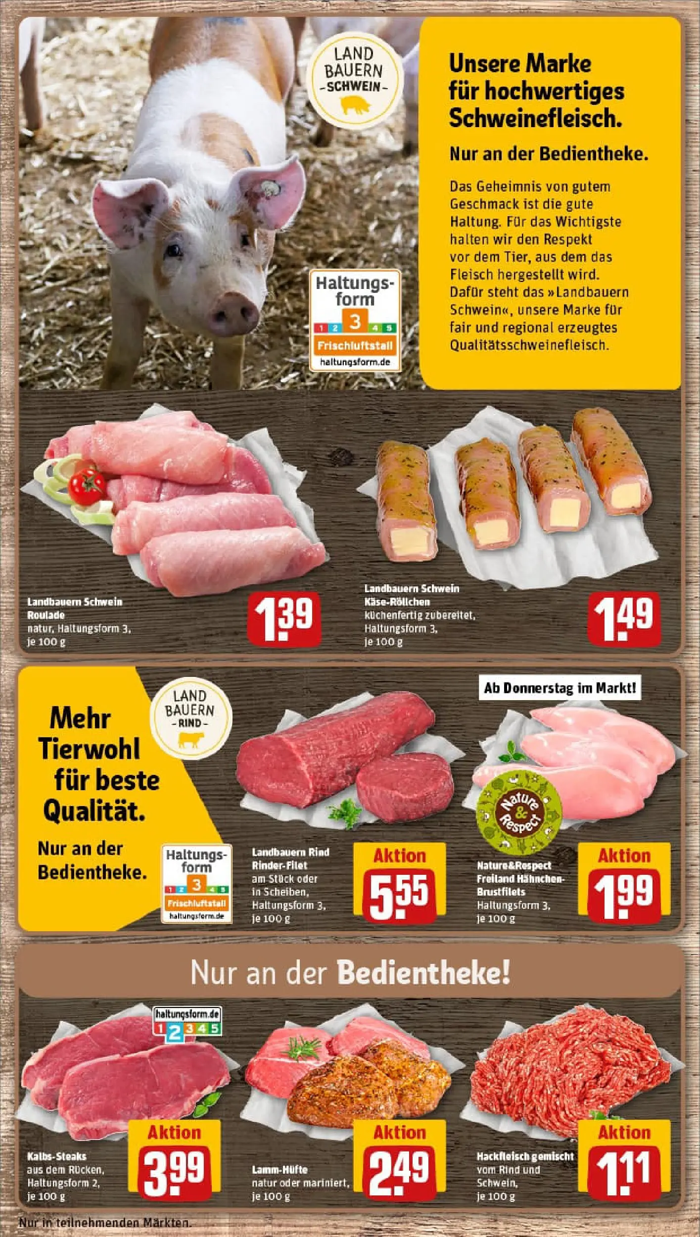 REWE Prospekt ab 19.01.2026 zum Blättern » Angebote | Seite: 12 | Produkte: Hahnchen, Rinderfilet, Fleisch, Hackfleisch