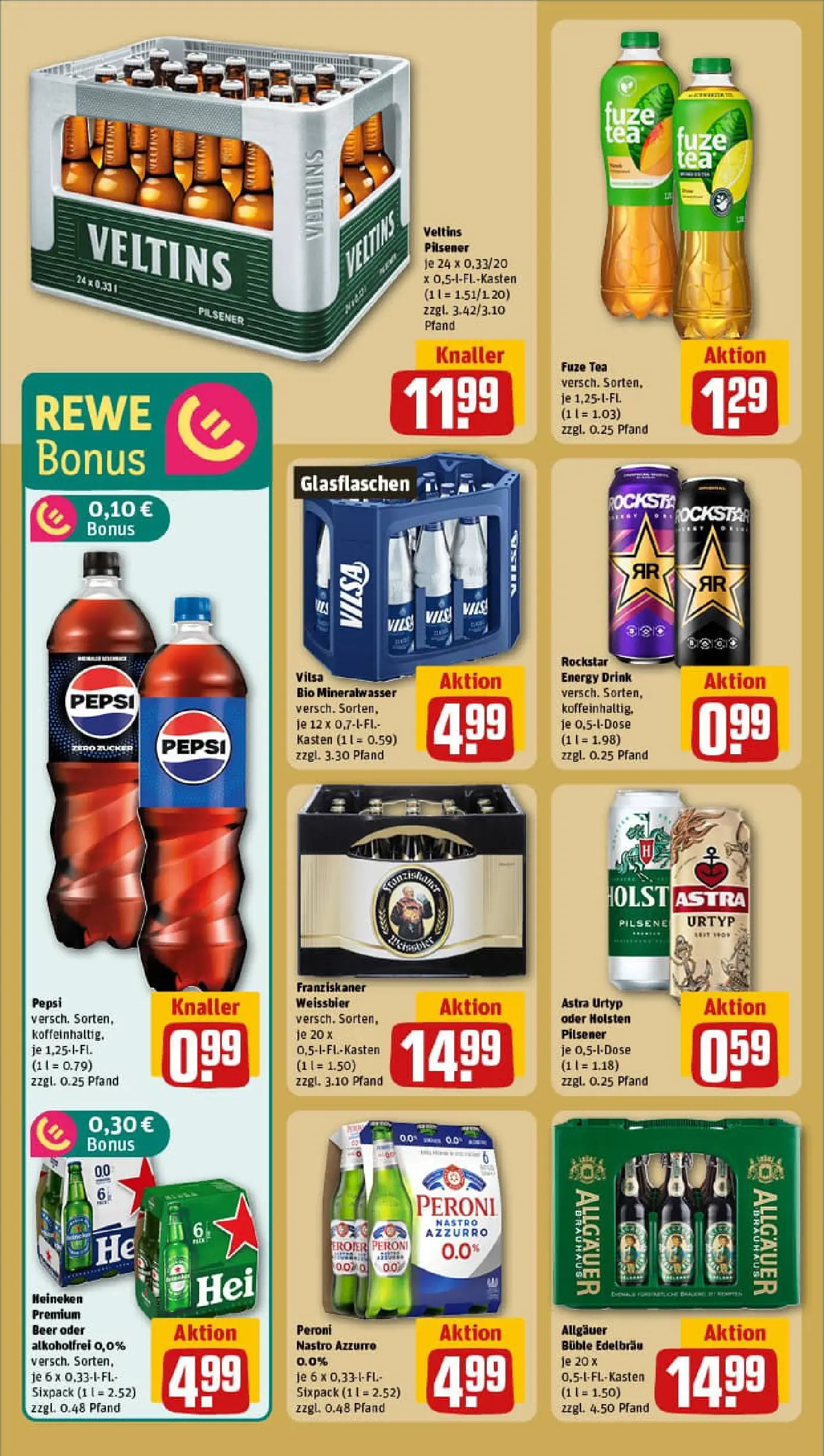 REWE Prospekt ab 18.01.2026 zum Blättern » Angebote | Seite: 22 | Produkte: Franziskaner, Energy, Rockstar, Mineralwasser