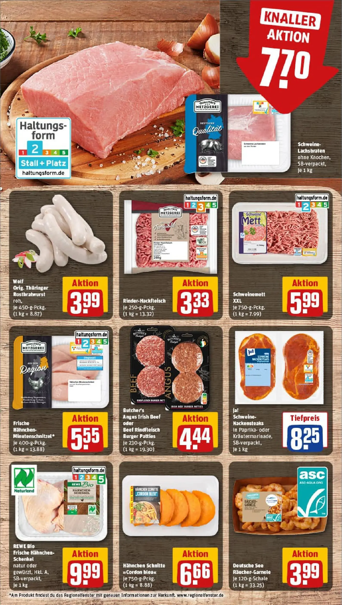 REWE Prospekt ab 18.01.2026 zum Blättern » Angebote | Seite: 10 | Produkte: Nackensteaks, Hahnchen, Burger, Rindfleisch