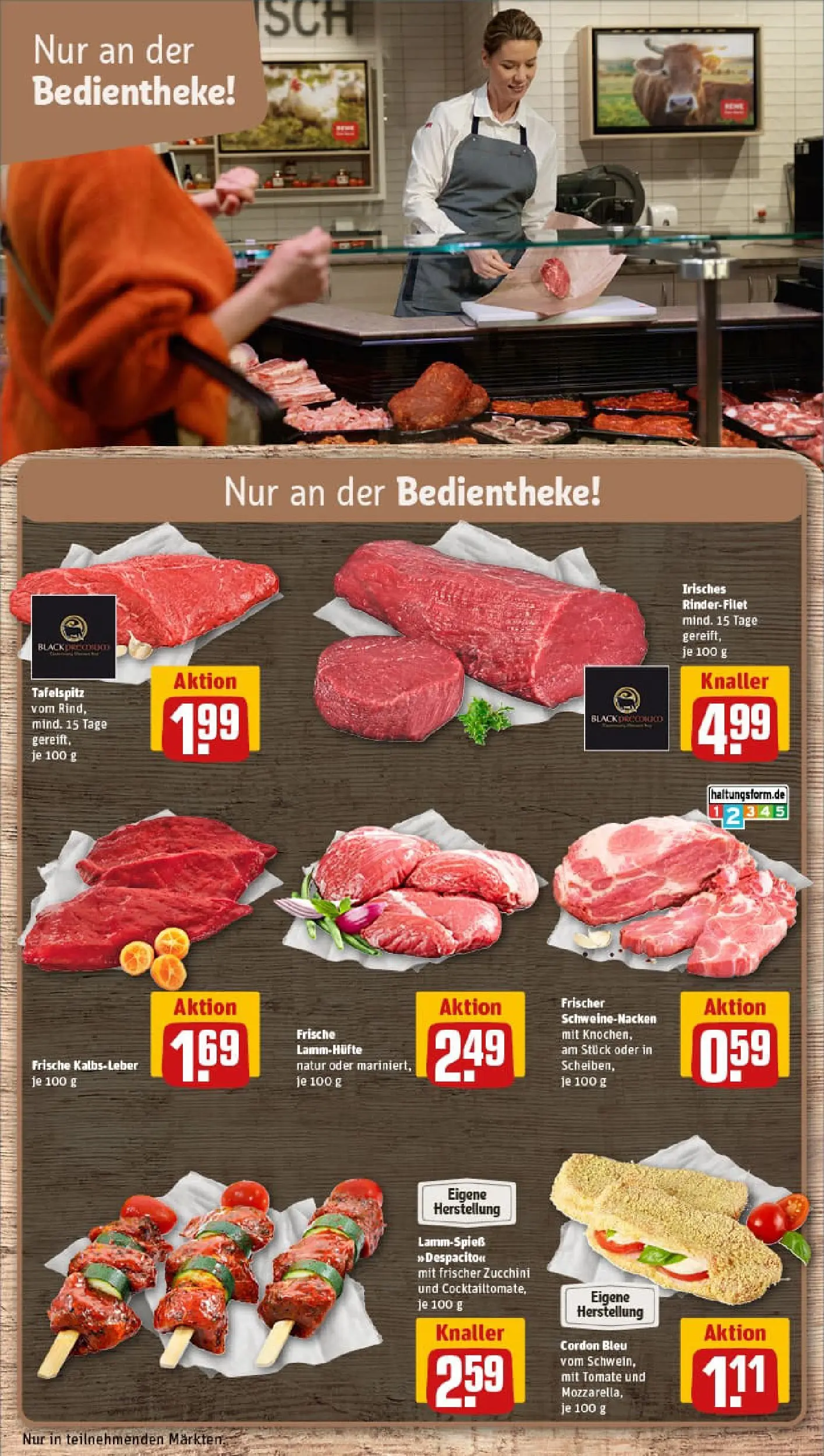REWE Prospekt ab 18.01.2026 zum Blättern » Angebote | Seite: 12 | Produkte: Tafelspitz, Rinderfilet, Kalbsleber, Zucchini
