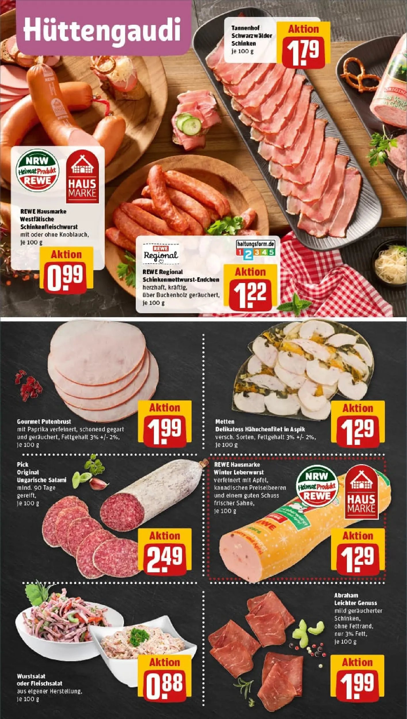 REWE Prospekt ab 18.01.2026 zum Blättern » Angebote | Seite: 10 | Produkte: Patros, Leerdammer, Schinken