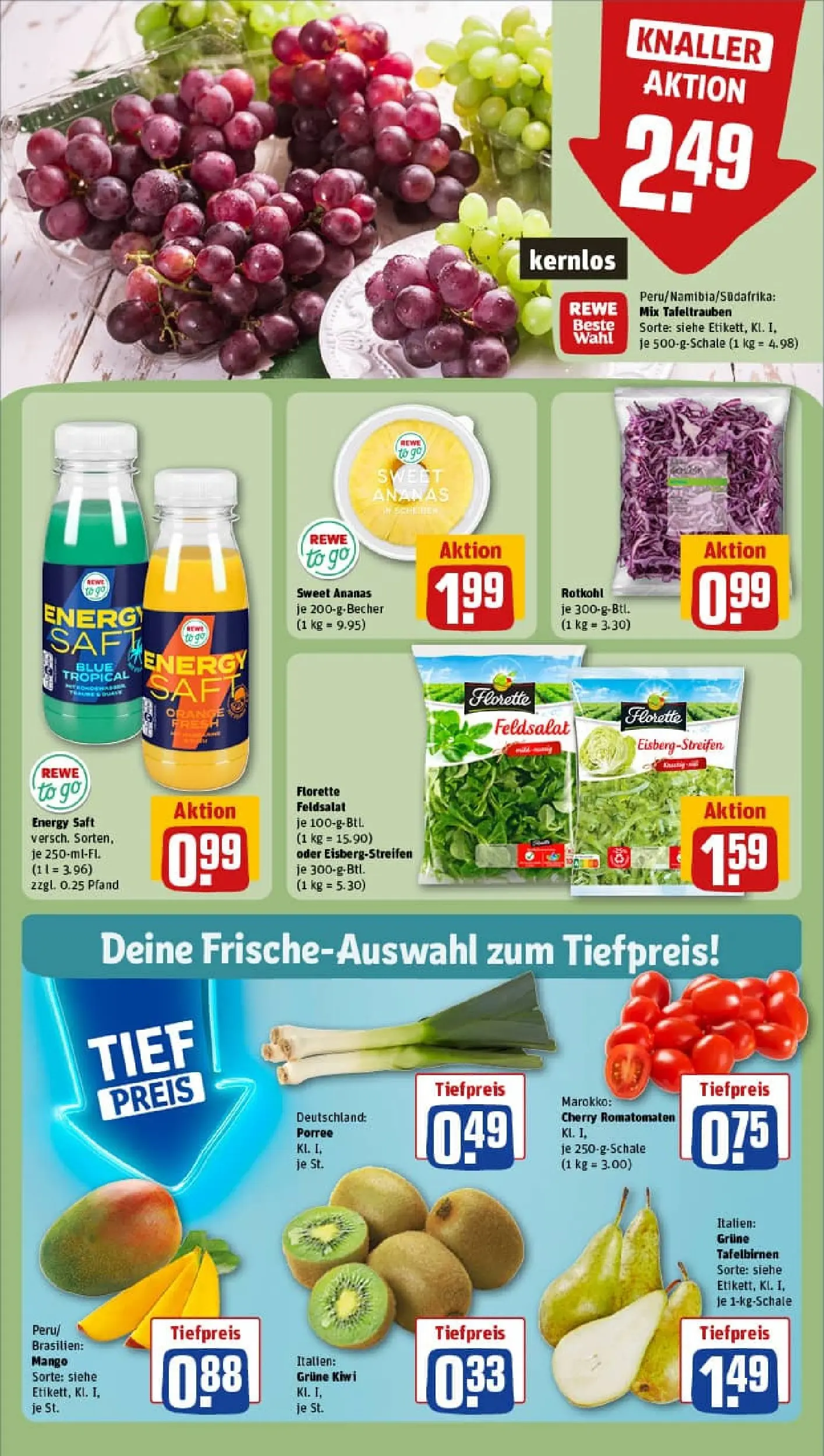 REWE Prospekt ab 18.01.2026 zum Blättern » Angebote | Seite: 10 | Produkte: Hahnchen, Burger, Rindfleisch