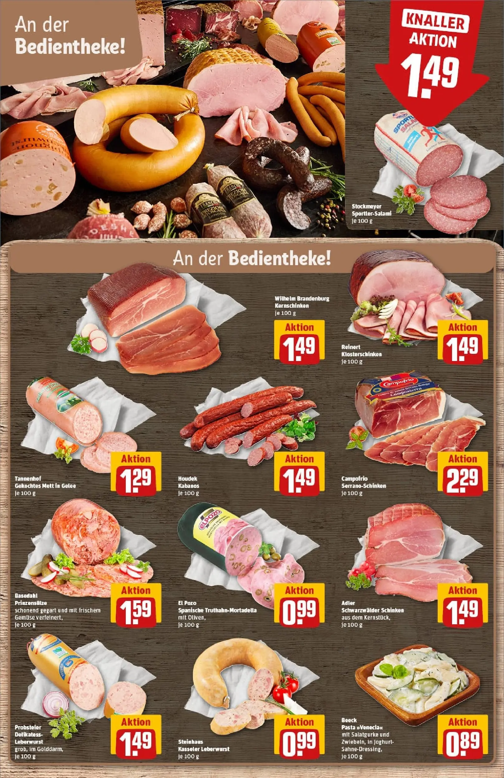 REWE Prospekt ab 18.01.2026 zum Blättern » Angebote | Seite: 14 | Produkte: Garnelen, Gemüse, Dill, Steak