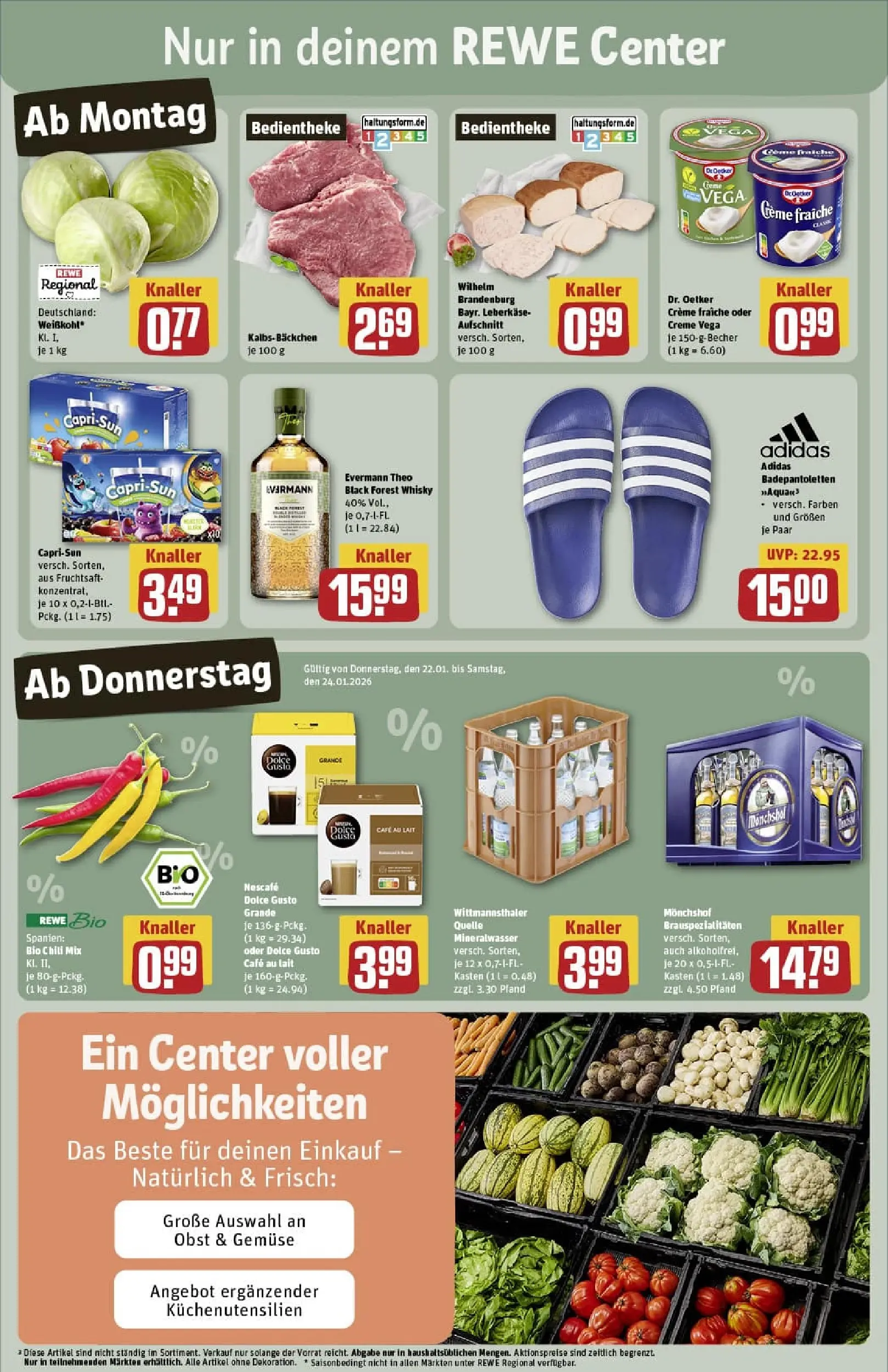 REWE Prospekt ab 18.01.2026 zum Blättern » Angebote | Seite: 5 | Produkte: Sekt, Funny frisch, Paprika, Chips