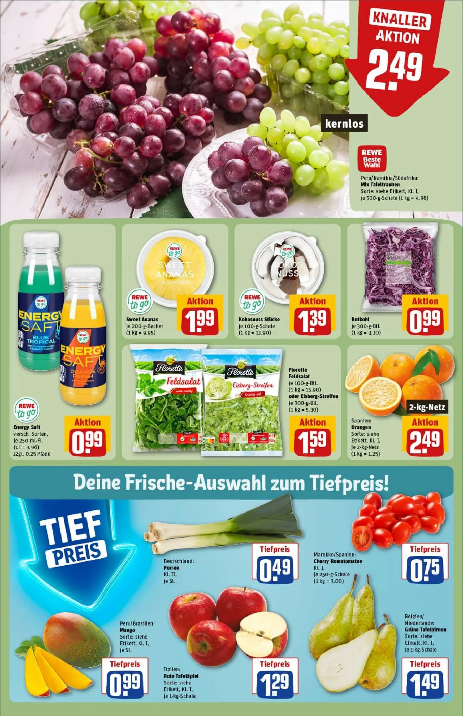 REWE Prospekt ab 18.01.2026 zum Blättern » Angebote | Seite: 10 | Produkte: Tafelspitz, Hahnchenschenkel, Rindfleisch, Bourbon
