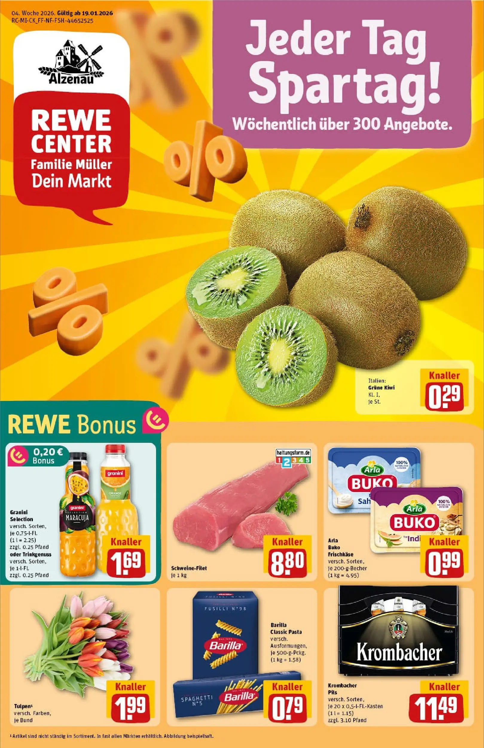REWE Prospekt ab 18.01.2026 zum Blättern » Angebote | Seite: 1