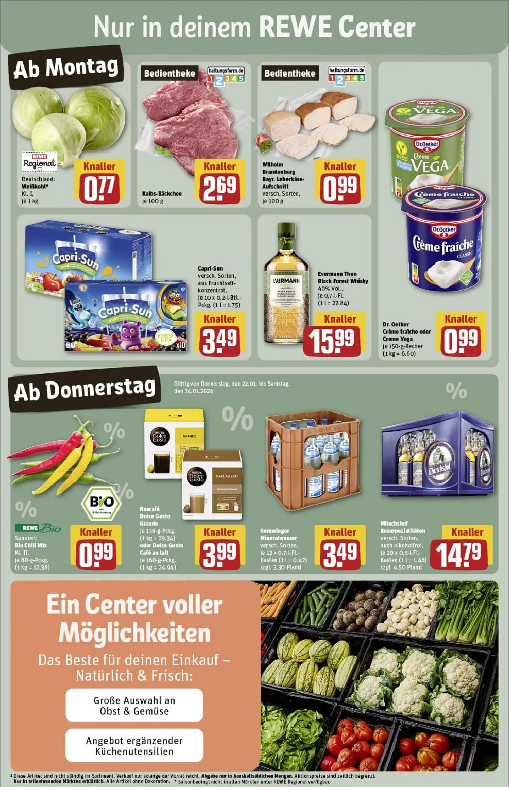 REWE Prospekt ab 18.01.2026 zum Blättern » Angebote | Seite: 5 | Produkte: Schokolade, Funny frisch, Weichspüler, Hella