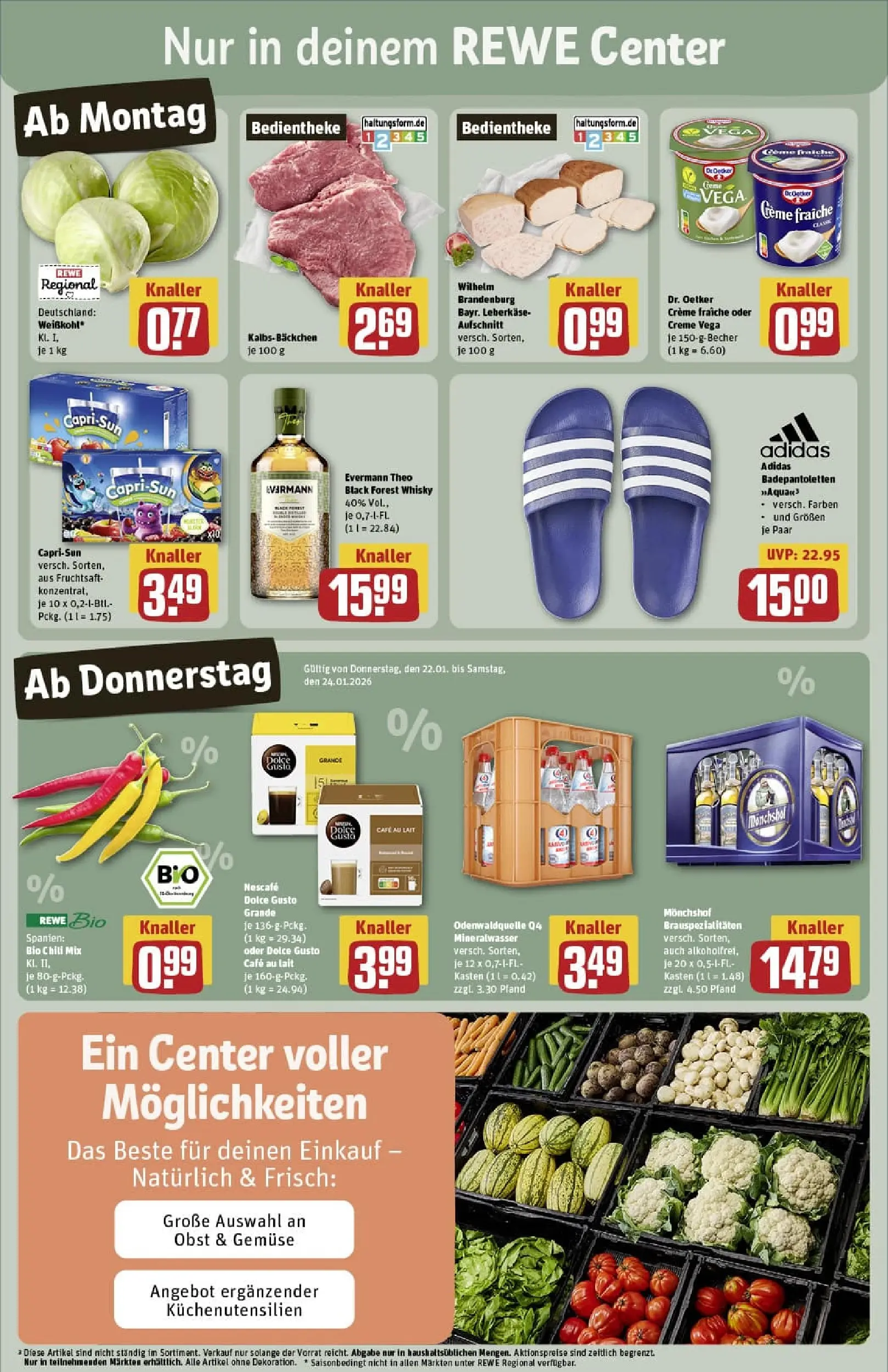 REWE Prospekt ab 18.01.2026 zum Blättern » Angebote | Seite: 5 | Produkte: Tyskie, Schokolade, Toffifee, Chips