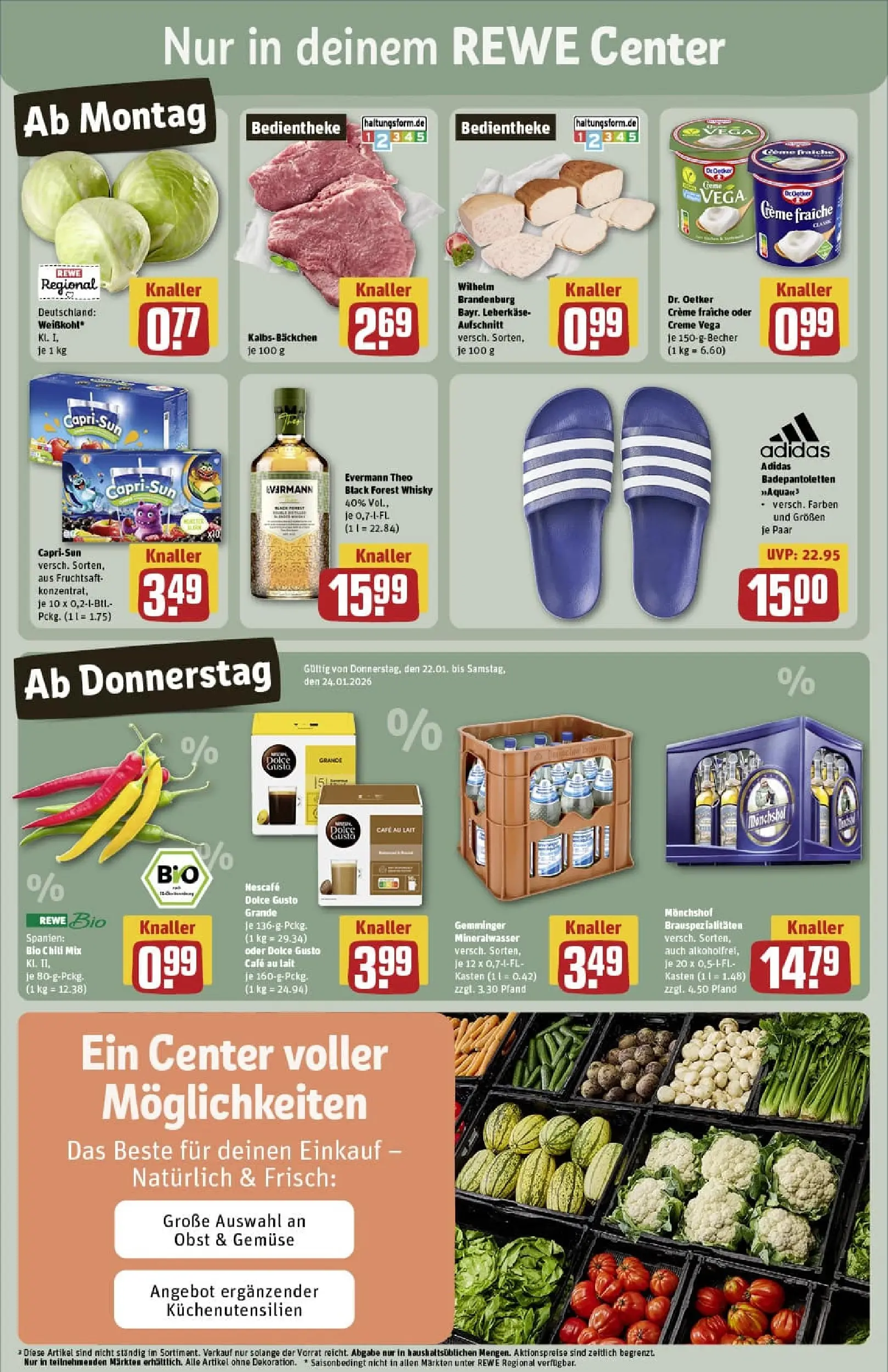 REWE Prospekt ab 18.01.2026 zum Blättern » Angebote | Seite: 5 | Produkte: Tyskie, Pils, Weichspüler, Paprika